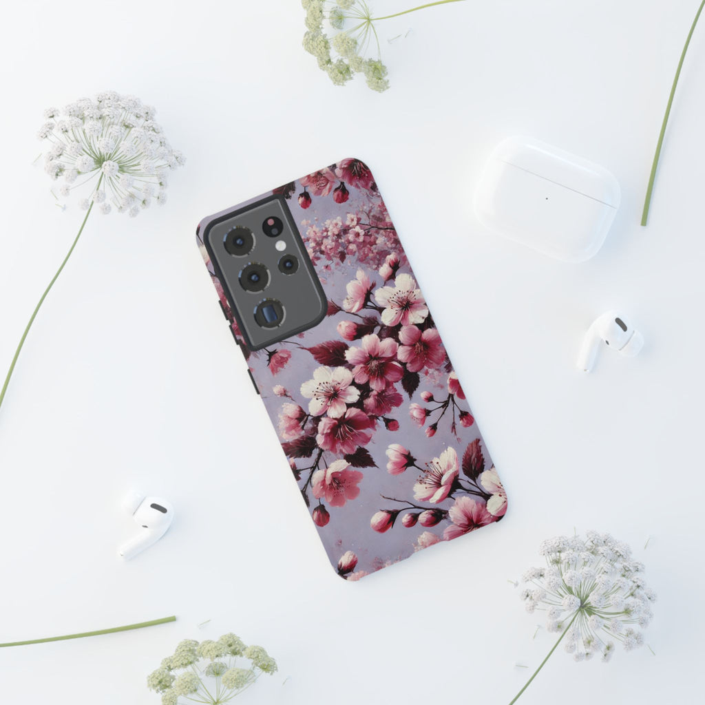 Lavender Floral Phone Case | Fall-Inspired Protective Cover for iPhone, Samsung & Pixel – Perfect Gift for Her