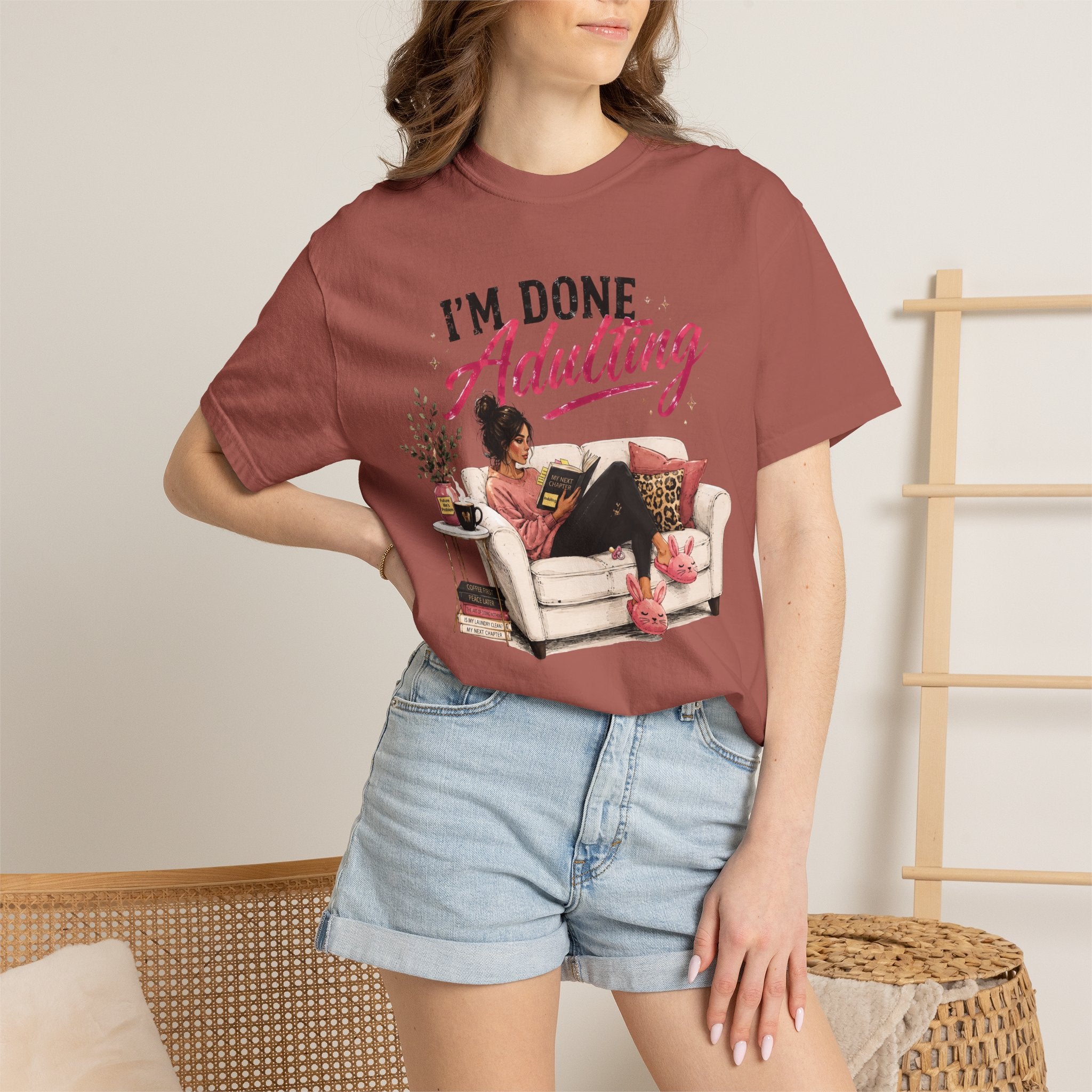I'm DONE Adulting T-Shirt — Funny Sarcastic Graphic Tee