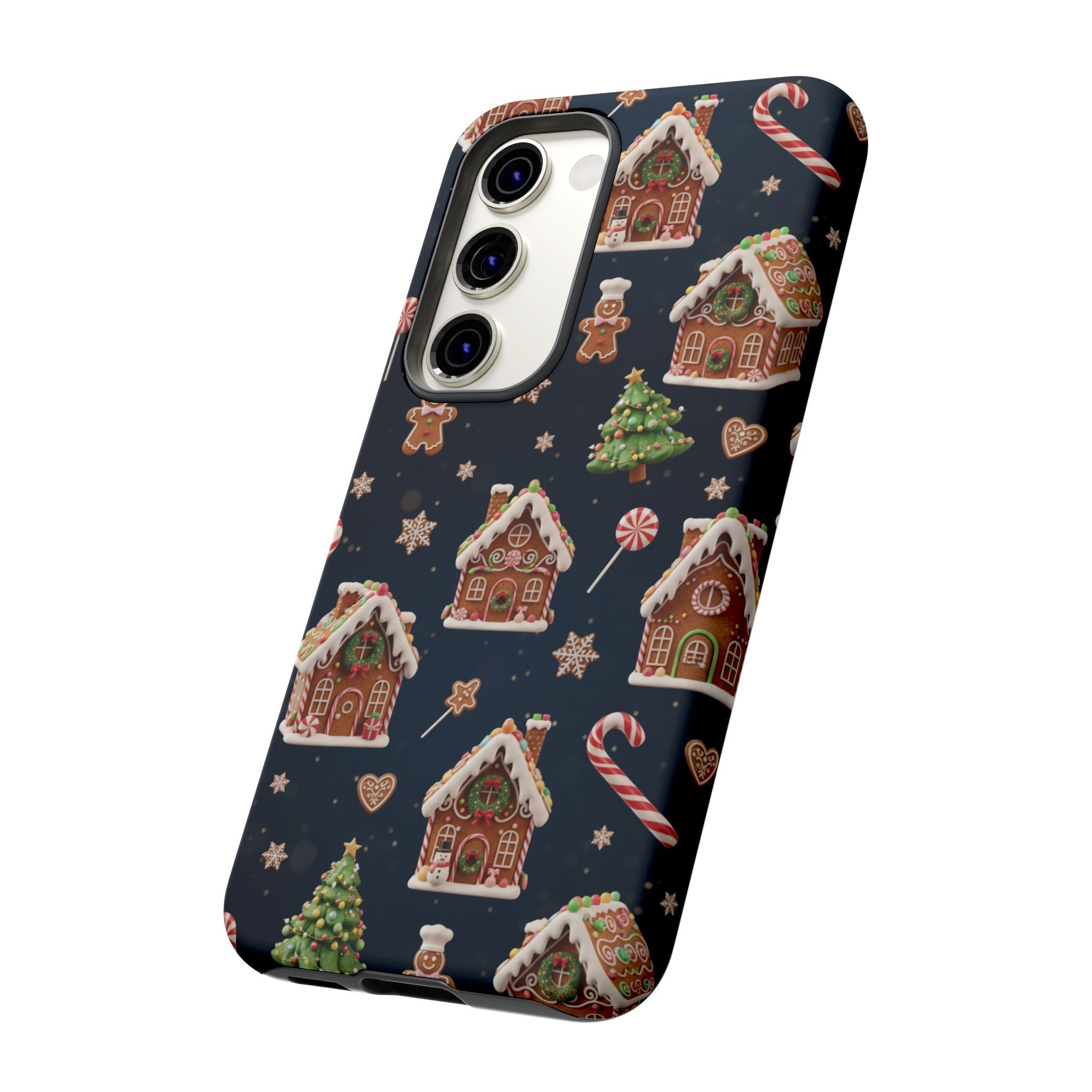 3D Gingerbread House Christmas Phone Case | Premium Holiday Gift Cover for iPhone 17, iPhone, and Samsung Galaxy Gift for Her or Him