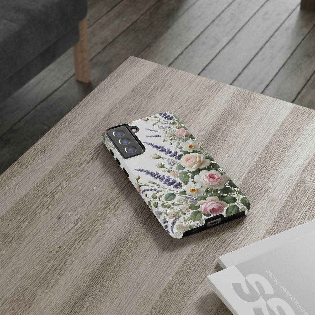 Boho Floral Fall Phone Case for iPhone 16 pro15 14 13 12  21 23 Samsung, and Pixel | Stylish Protective Cover Gift for Her Perfect for Floral Lover