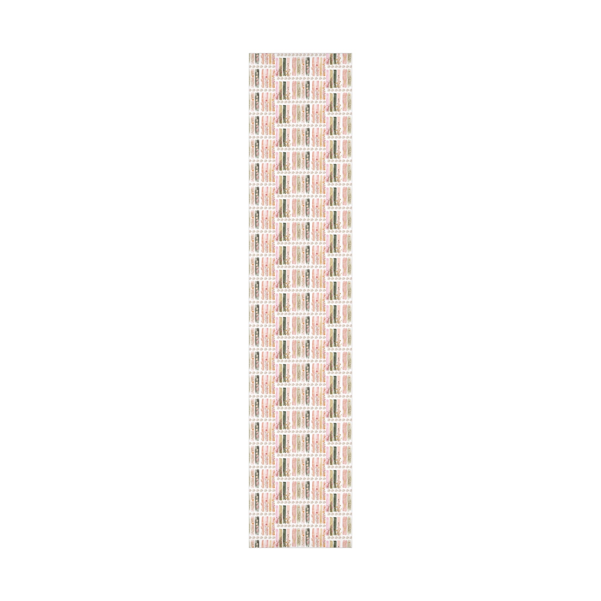 Pastel Brushstroke Floral Wrapping Paper Soft Pink & Peach Illusion Design, Elegant Gift Wrap for Her, Aesthetic Packaging for Birthdays  More Weddings