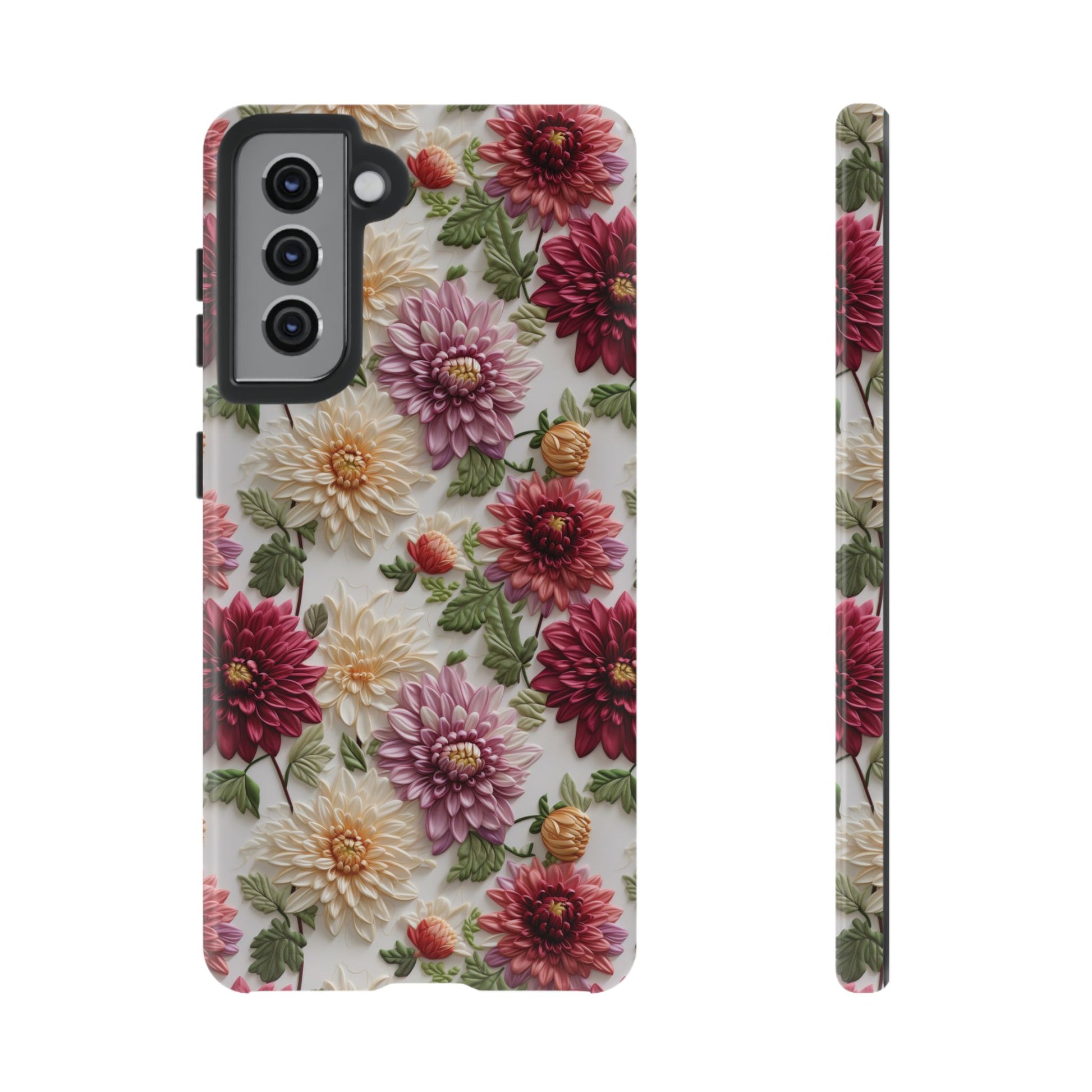 Floral Fall Phone Case for iPhone 16 pro15 14 13 12  21 23 Samsung, and Pixel | Stylish Protective Cover Gift for Her Perfect for Floral Lover