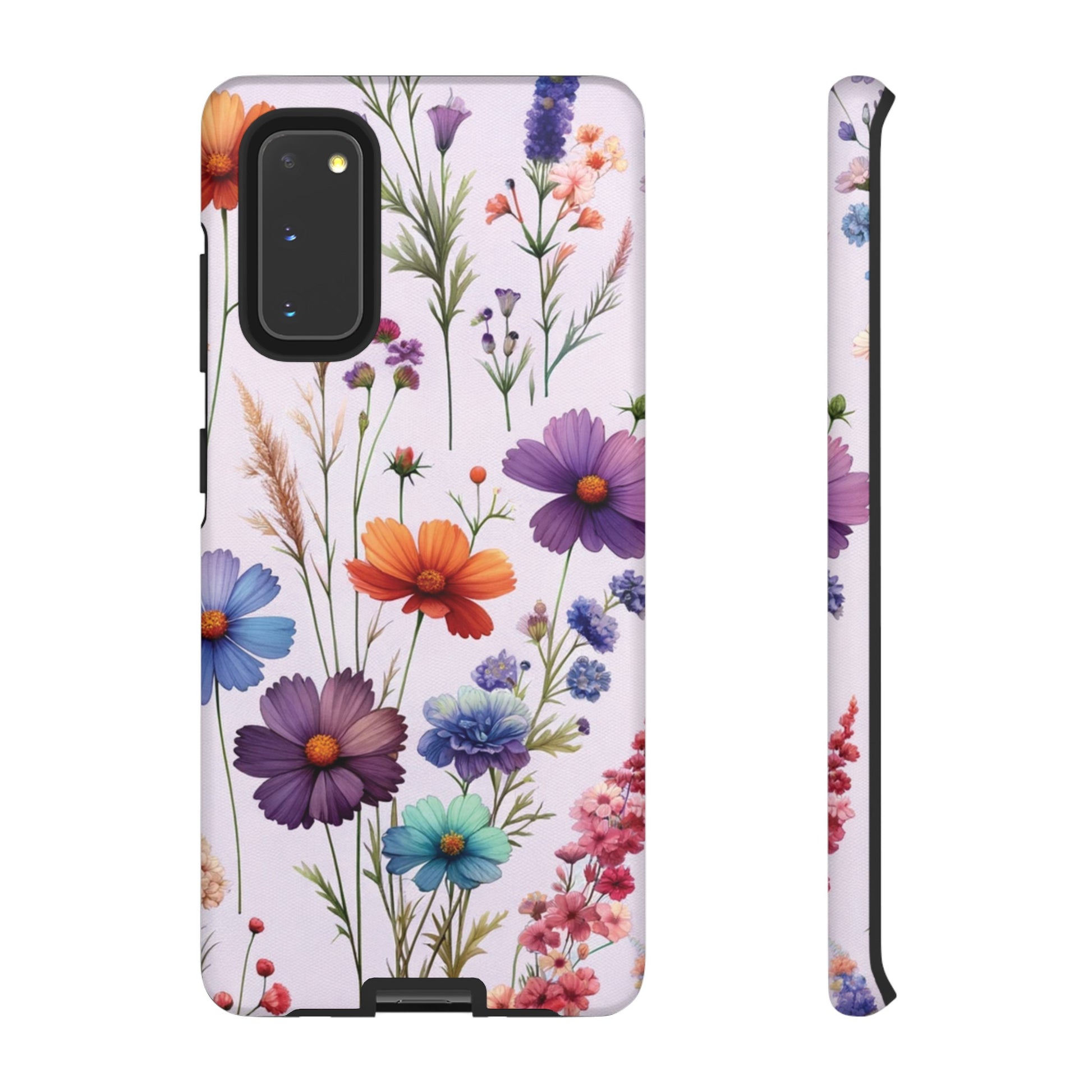 Lavender Wildflowers Protective Phone Case Gift for Her Phone 15, Samsung iPhone Samsung Gift for Her Case iPhone 15, Samsung iPhone Samsung Accessory Gift for Her.