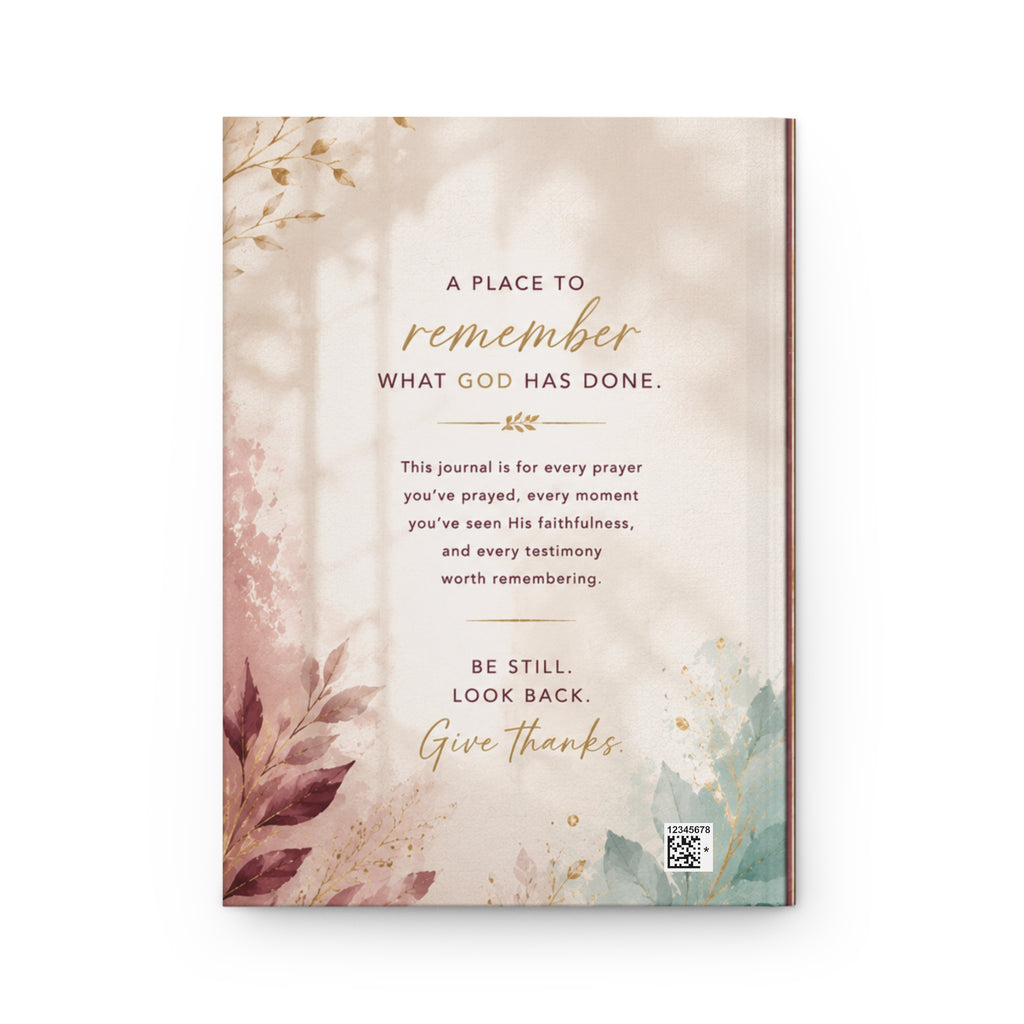 Answered Hardcover Journal — Inspirational Christian Prayer & Gratitude Notebook