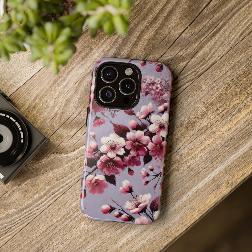 Lavender Floral Phone Case | Fall-Inspired Protective Cover for iPhone, Samsung & Pixel – Perfect Gift for Her