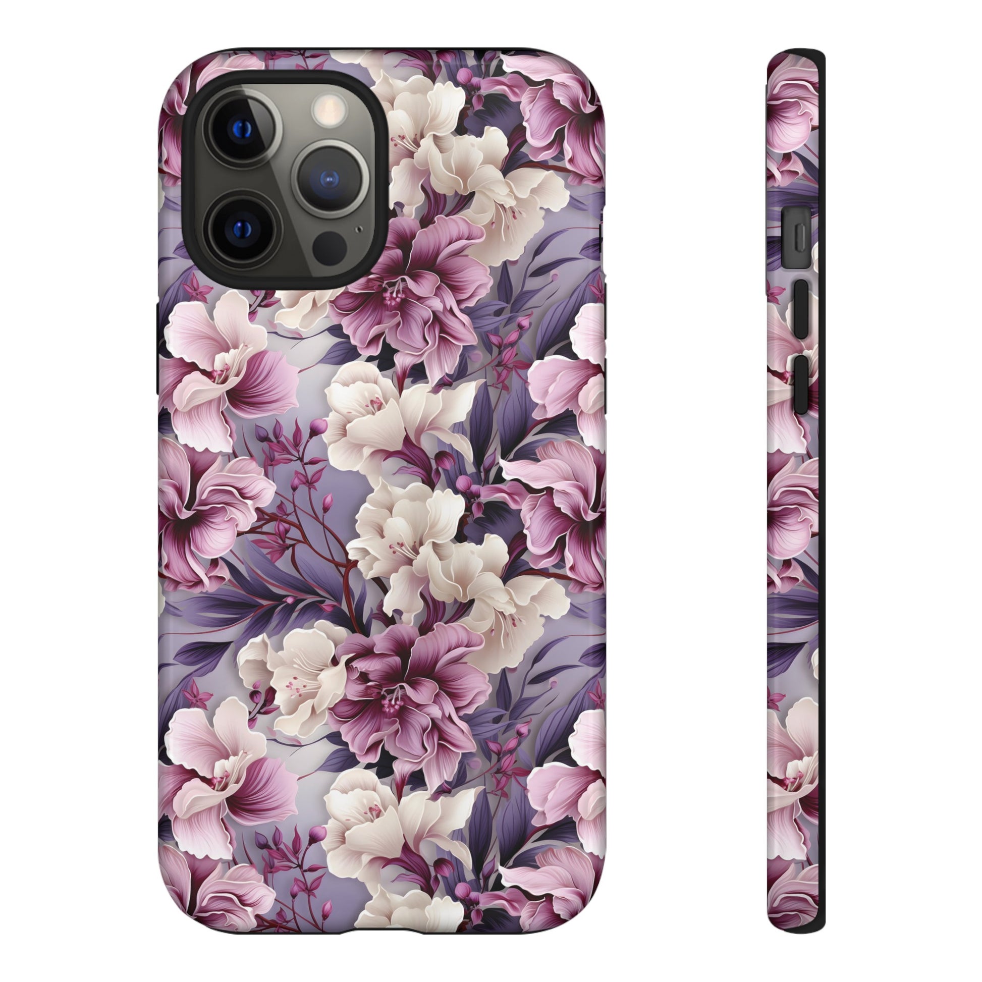 Lavender Flowers Protective Phone Case Gift for Her Phone 15, Samsung iPhone Samsung Gift for Her Case iPhone 15, Samsung