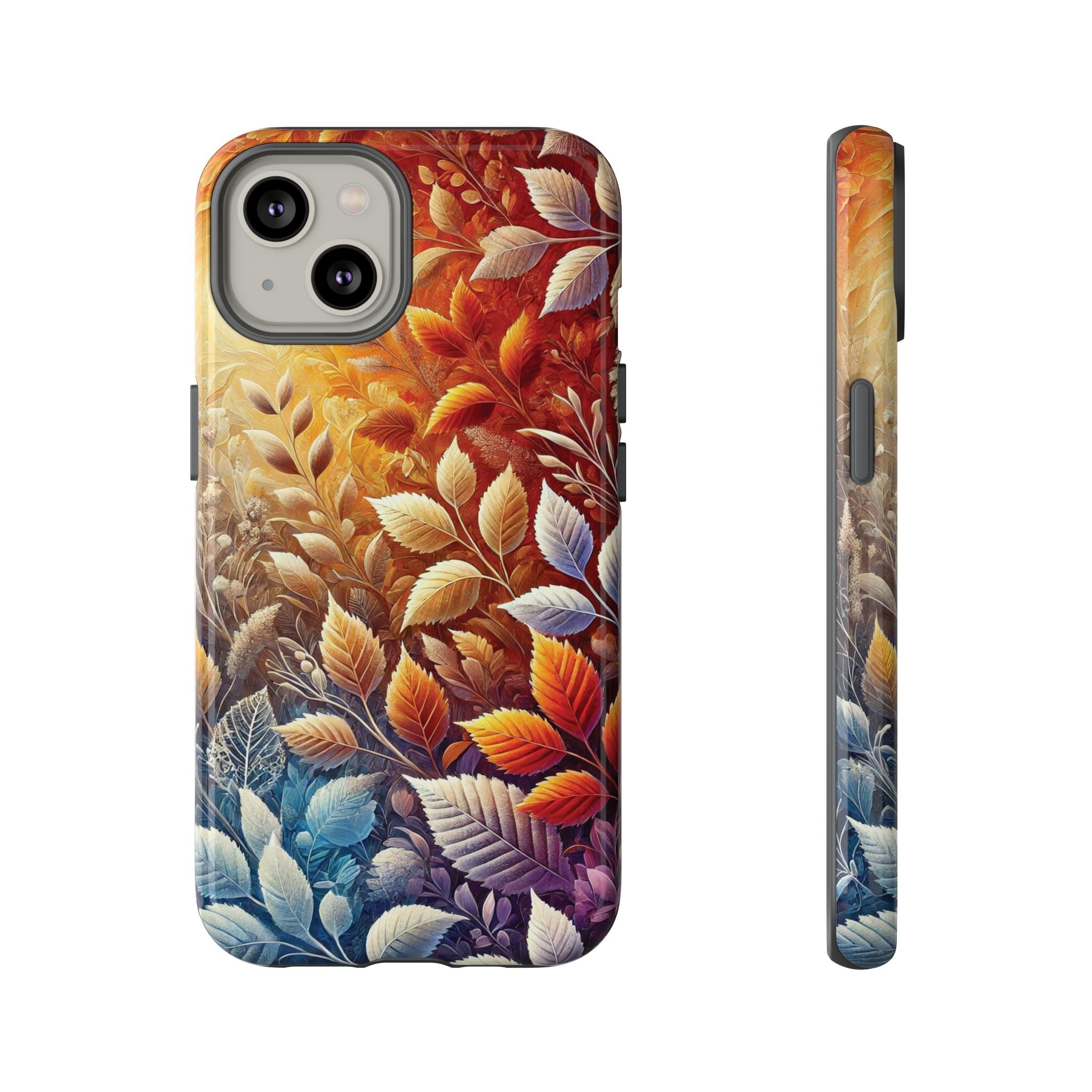 Beautiful Colorful Leaves Phone Case Vibrant Autumn Design for iPhone & Samsung, Durable Protection with Eye Catching Style, Perfect for Nature Lovers & Seasonal Charm Gift for Her