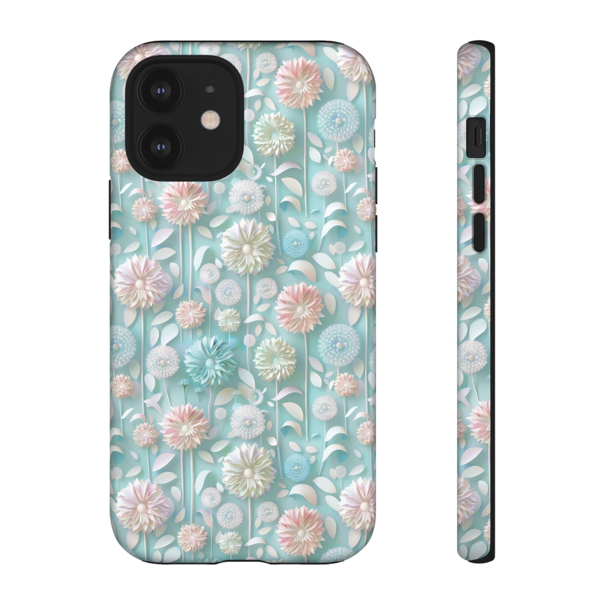 Pastel Floral Phone Case for iPhone & Samsung | Elegant and Slim Design with Shockproof Protection | Durable, Scratch-Resistant, and Lightweight | Stylish Accessory