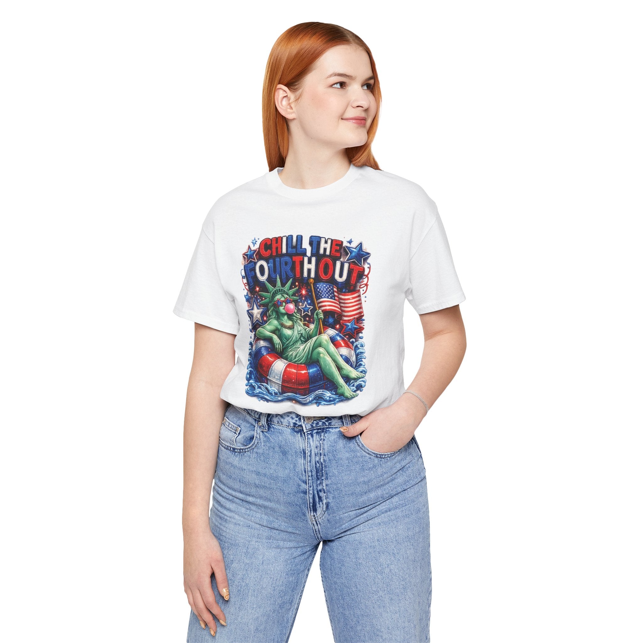 T-shirt amusant CHILL the Fourth UP – T-shirt patriotique pour le 4 juillet