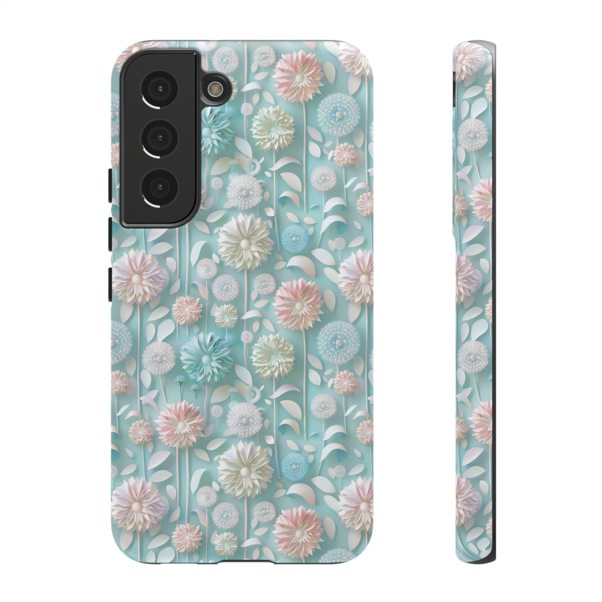 Pastel Floral Phone Case for iPhone & Samsung | Elegant and Slim Design with Shockproof Protection | Durable, Scratch-Resistant, and Lightweight | Stylish Accessory