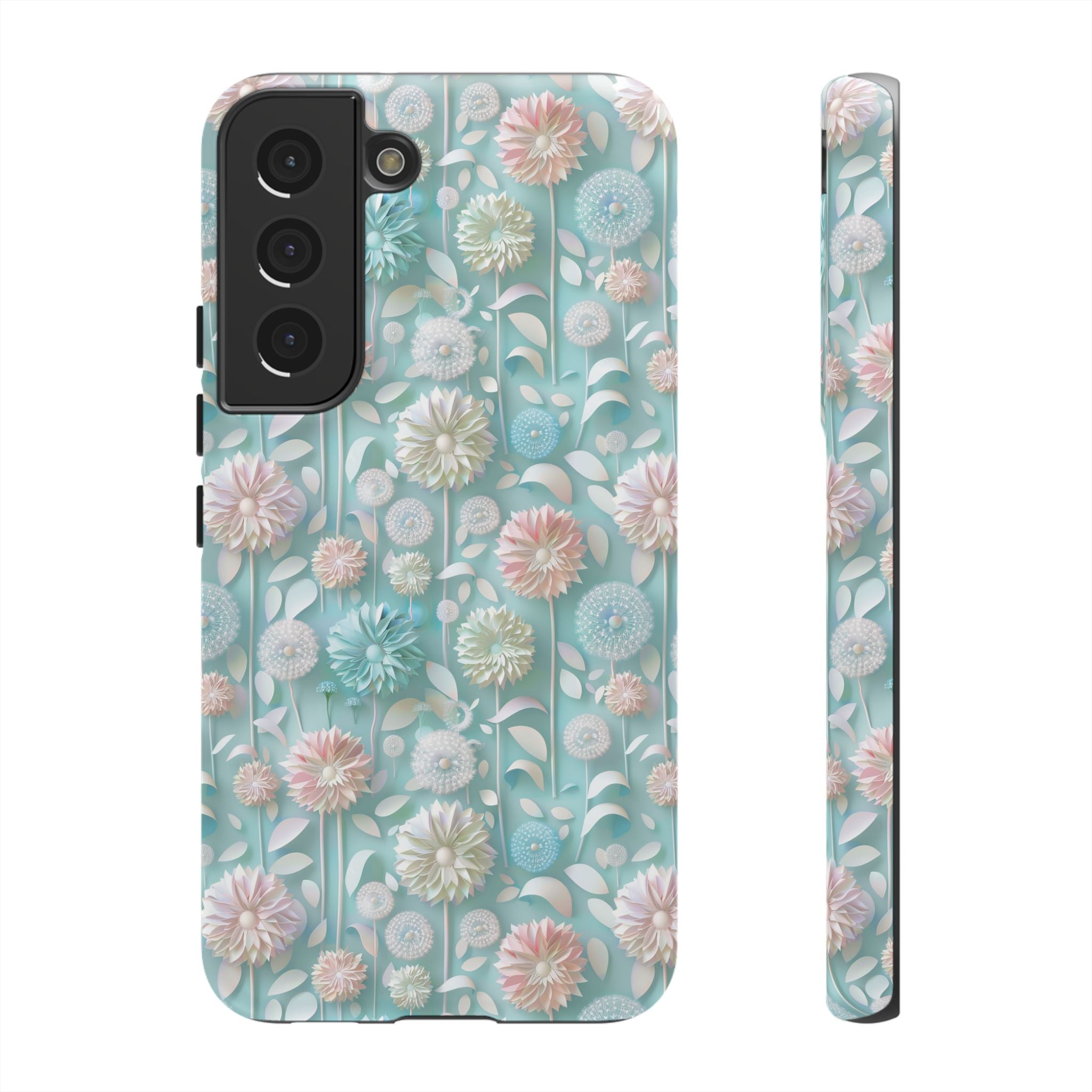Pastel Floral Phone Case for iPhone & Samsung | Elegant and Slim Design with Shockproof Protection | Durable, Scratch-Resistant, and Lightweight | Stylish Accessory