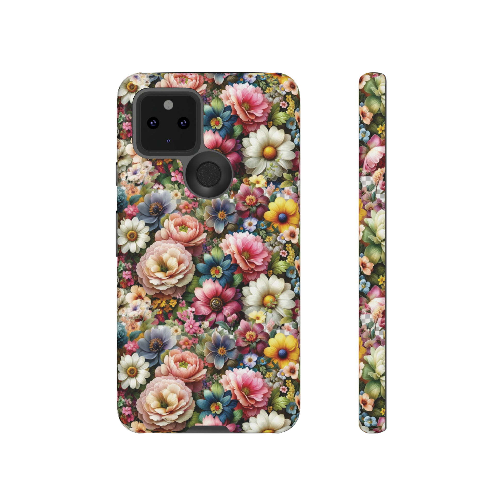 Floral Luxury Phone Tough Case Floral Elegant Durable Stylish for Modern Devices iPhone 15, Samsung iPhone Samsung Accessory Gift for Her.