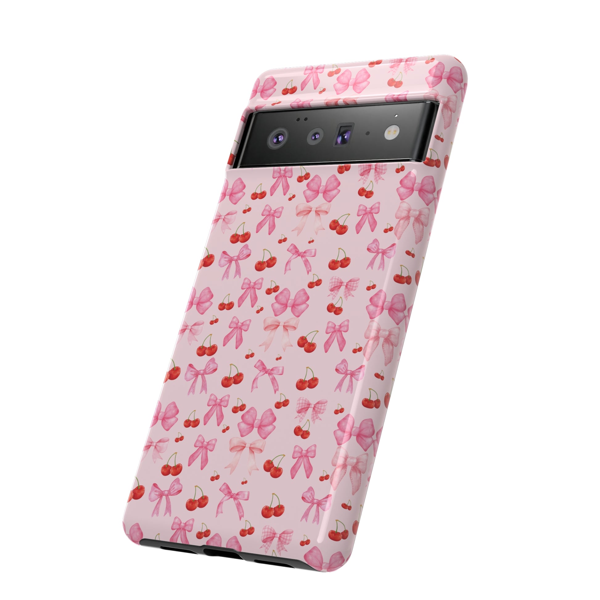 Coquette phone case Cherry Coquette Ribbon Bow iPhone Case Fruity, Girly Gift for Her Phone 15, Samsung iPhone Samsung Gift for Her Case iPhone 15, Samsung iPhone Samsung Accessory Gift for Her.