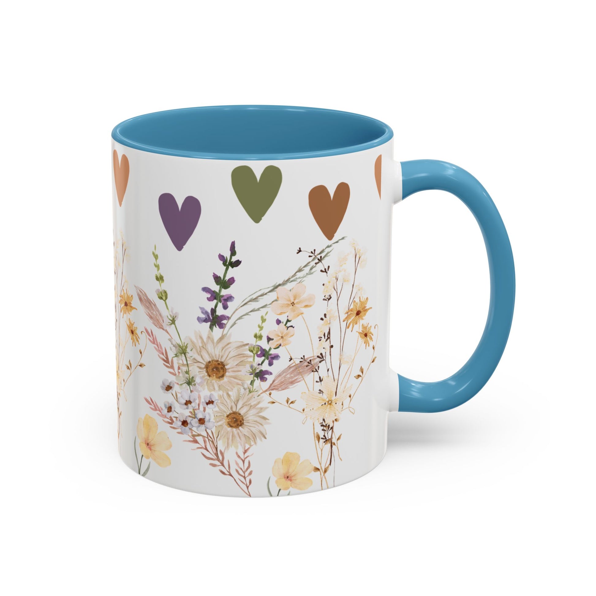 Wildflower Ceramic Mug Elegant Gift for Coffee or Tea Lovers Perfect for Mothers Day Birthdays and Adding Charm to Any Kitchen Gift