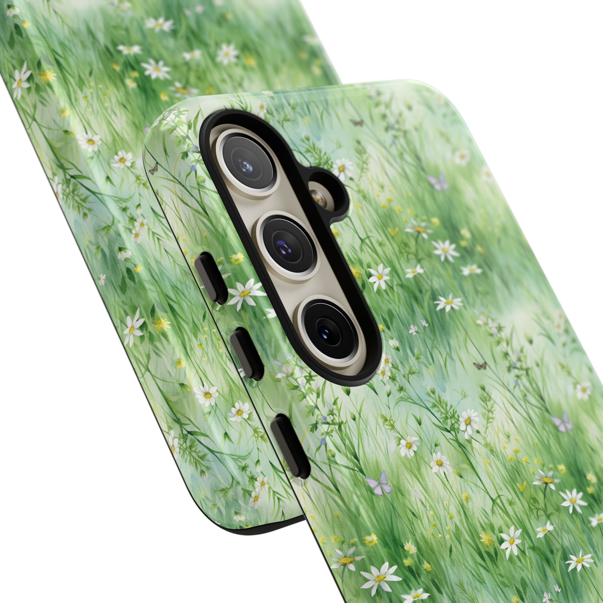 Beautiful Watercolor Grassing Daisy Boho Chic Design Phone Case Protective Cover for All Models Gift for Mom Accessory Gift for Her