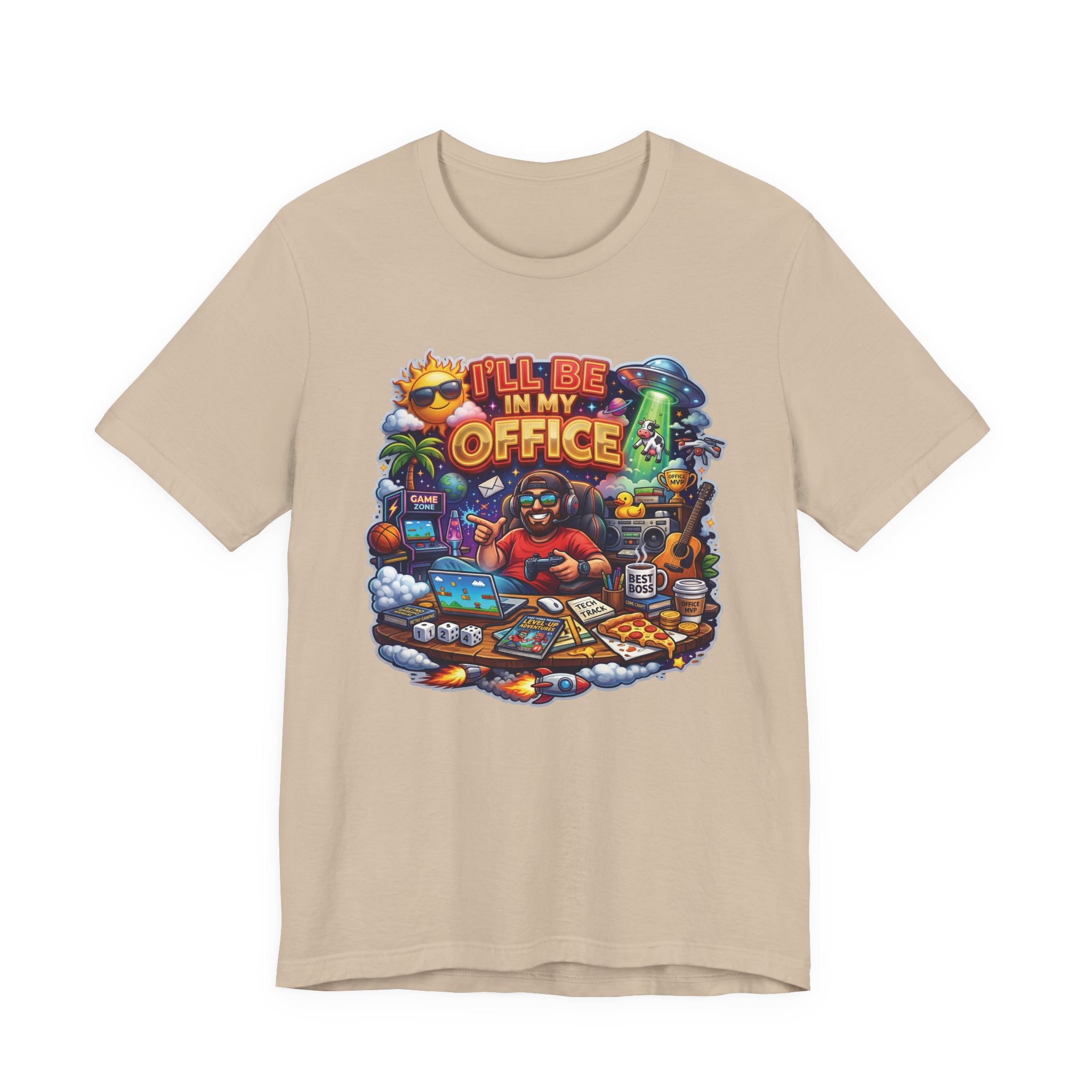 T-shirt « Je serai de retour au bureau » — T-shirt amusant pour le retour au travail, parfait pour votre mari ou votre père