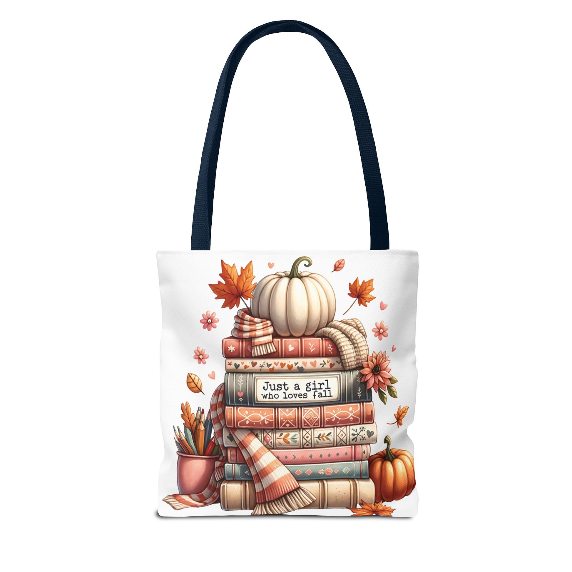 Fall Books Tote Bag - Autumn Accessory for Book Lovers - MRSBYVALLE