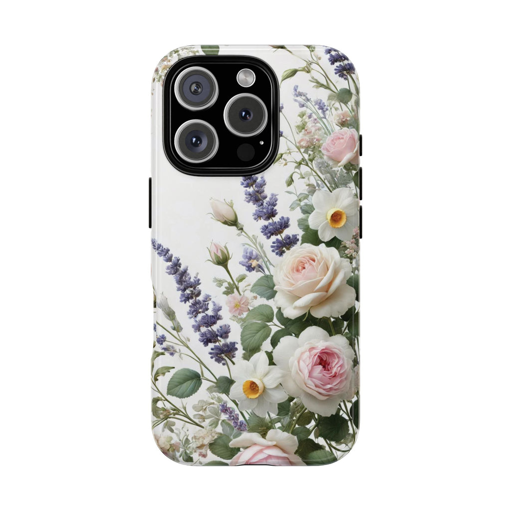 Boho Floral Fall Phone Case for iPhone 17,16  21 23 Samsung, and Pixel | Stylish Protective Cover Gift for Her Perfect for Floral Lover