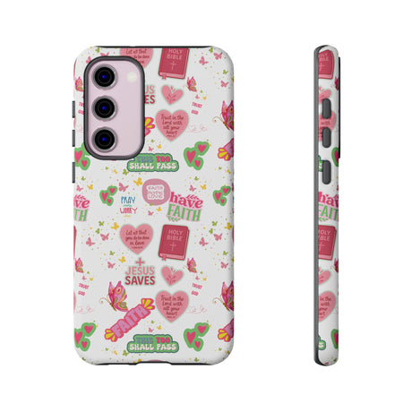 Carry Your Faith Everywhere | Christian Tough Phone Case with Bible Verse or Affirmation | Protective, Inspirational Gift for Christians