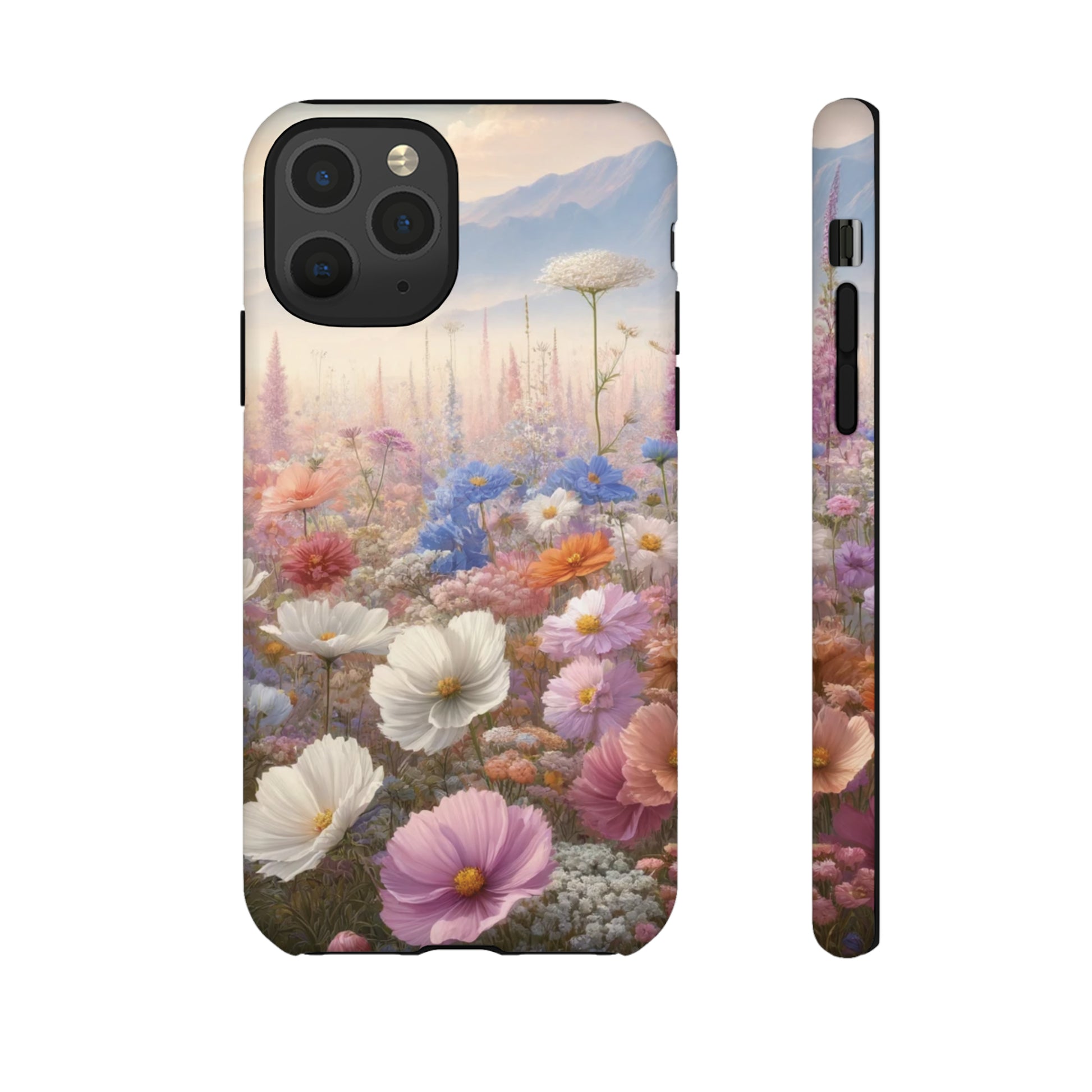 Phone Case Floral Boho Luxury Tough Case Floral Elegant Durable Stylish for Modern Devices iPhone 15, Samsung iPhone Samsung Accessory Gift for Her.