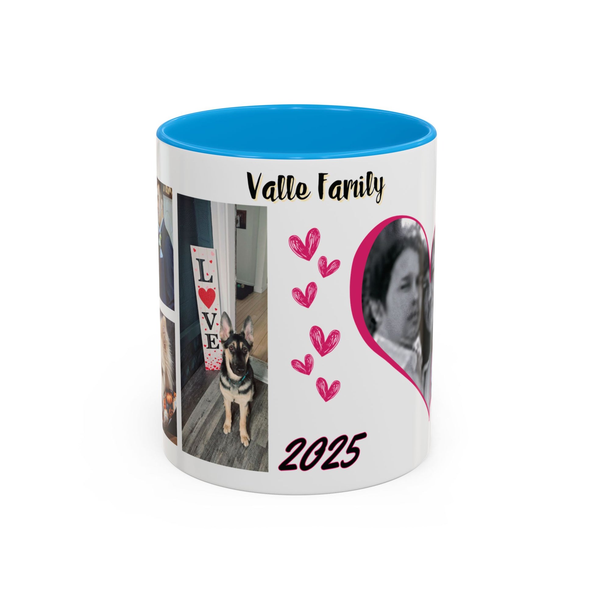 Personalized Photo Collage Coffee Mug, Custom Image Gift for Mom, Mother's Day Present, Colorful 15oz Cup, Birthday Mug, Custom Picture Mug Perfect Giift