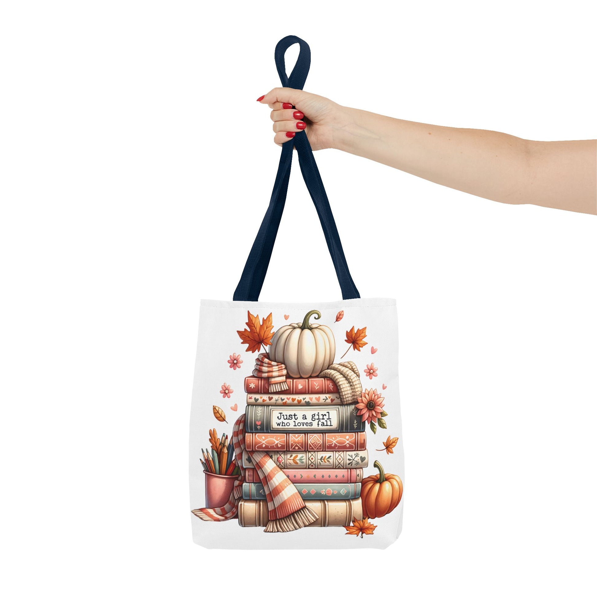 Fall Books Tote Bag - Autumn Accessory for Book Lovers - MRSBYVALLE