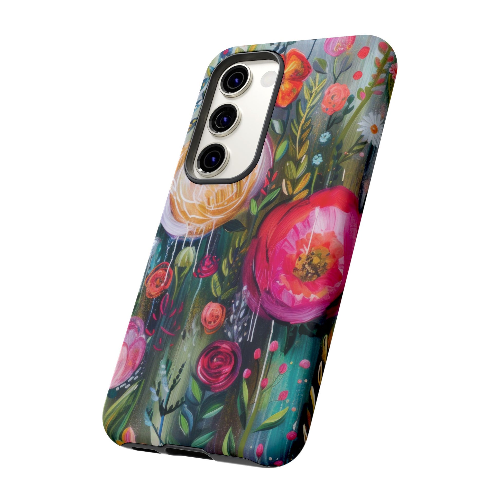 Watercolor Boho Floral Phone Case for iPhone 17 case Samsung, and Pixel | Stylish Protective Cover Gift for Her Perfect for Floral Lover