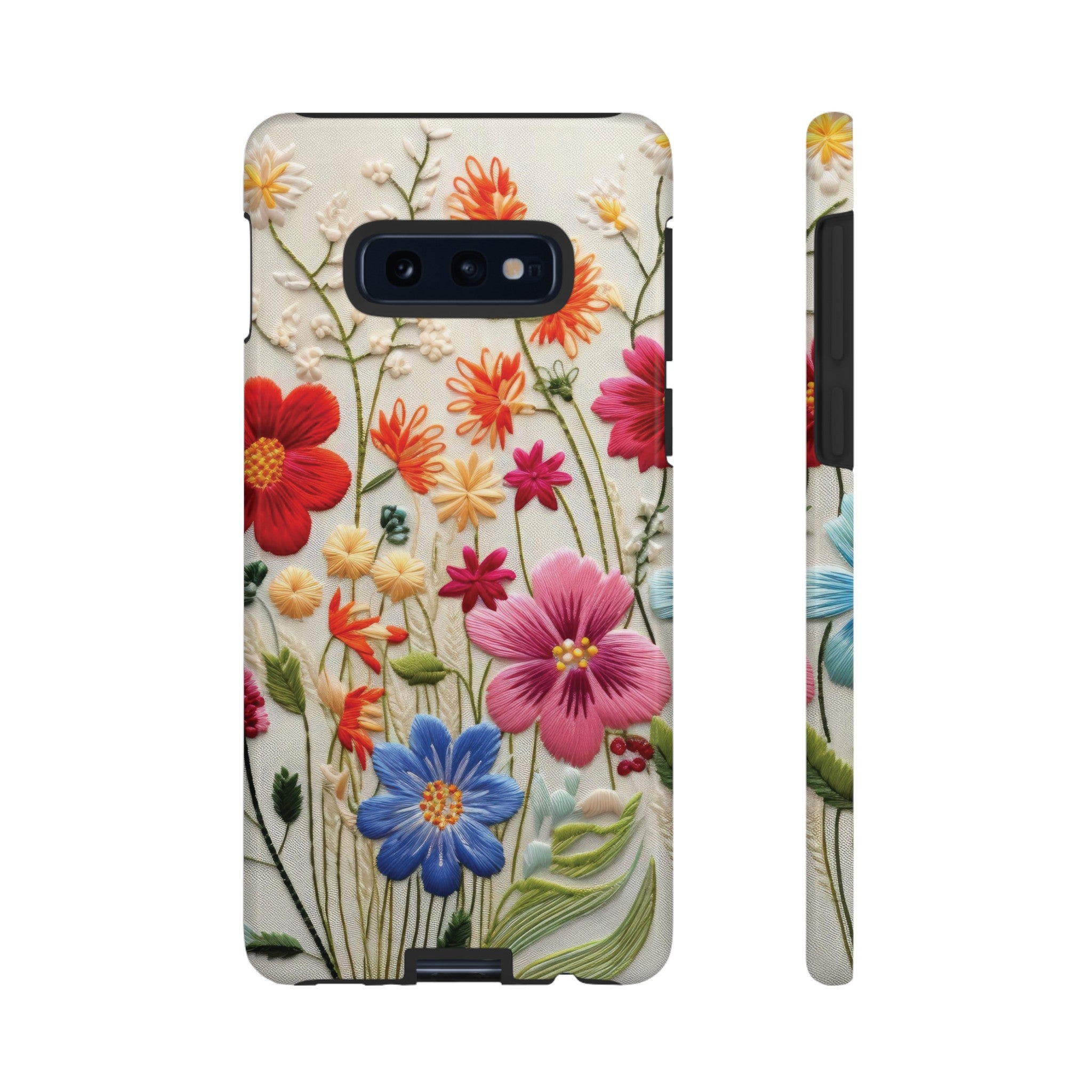 3D Floral Phone Case Elegant Faux Flower Durable for iPhone Samsung Smartphone iPhone 15, 14, 13 Samsung Gift for Mom