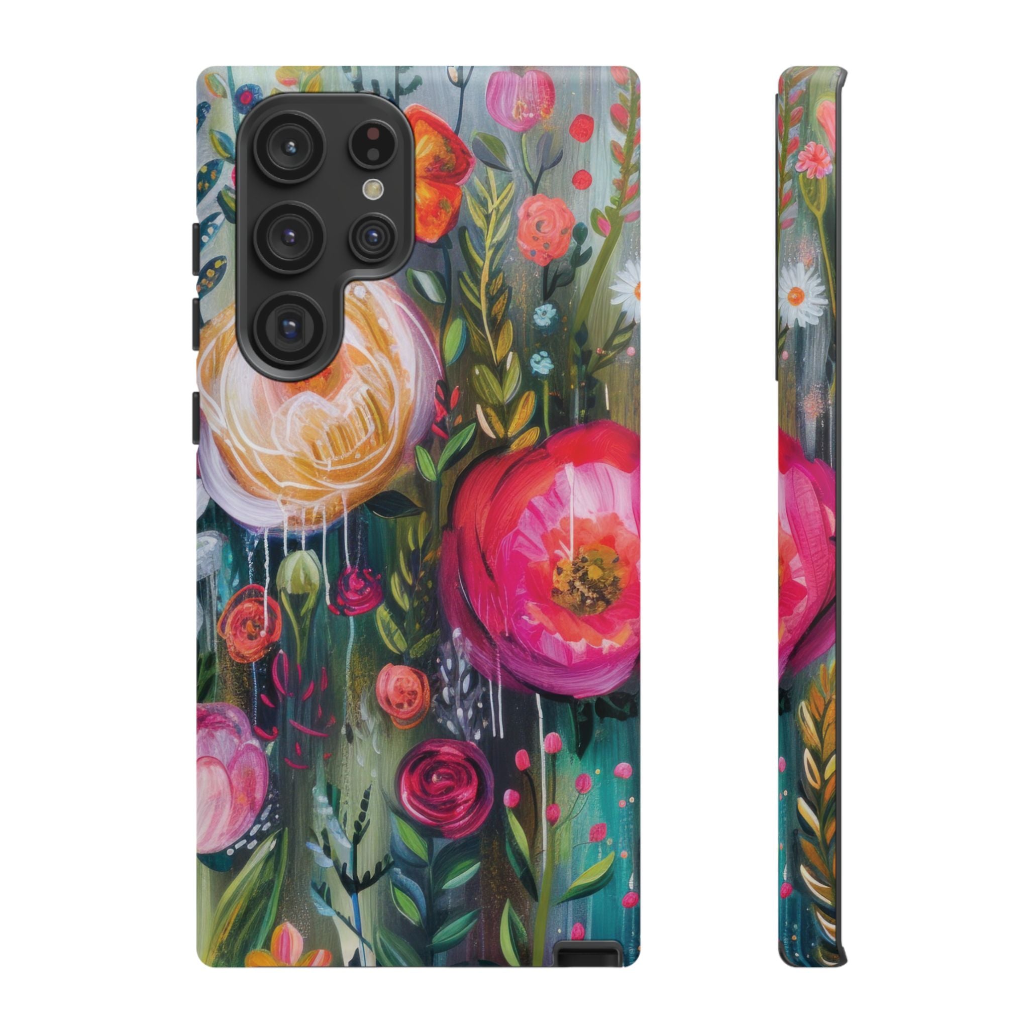 Watercolor Boho Floral Phone Case for iPhone 17 case Samsung, and Pixel | Stylish Protective Cover Gift for Her Perfect for Floral Lover
