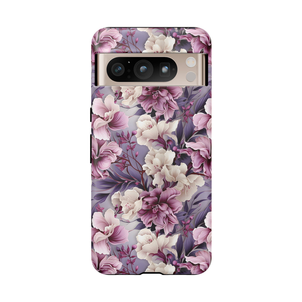 Lavender Flowers Protective Phone Case Gift for Her Phone 15, Samsung iPhone Samsung Gift for Her Case iPhone 15, Samsung