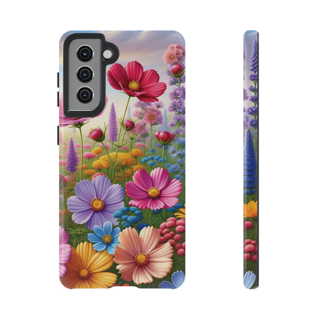 Bright Floral Phone Case Durable for iPhone Samsung Gift iPhone 15, 14, 13 Samsung Pixel Gift for Mom Accessory Gift for Her