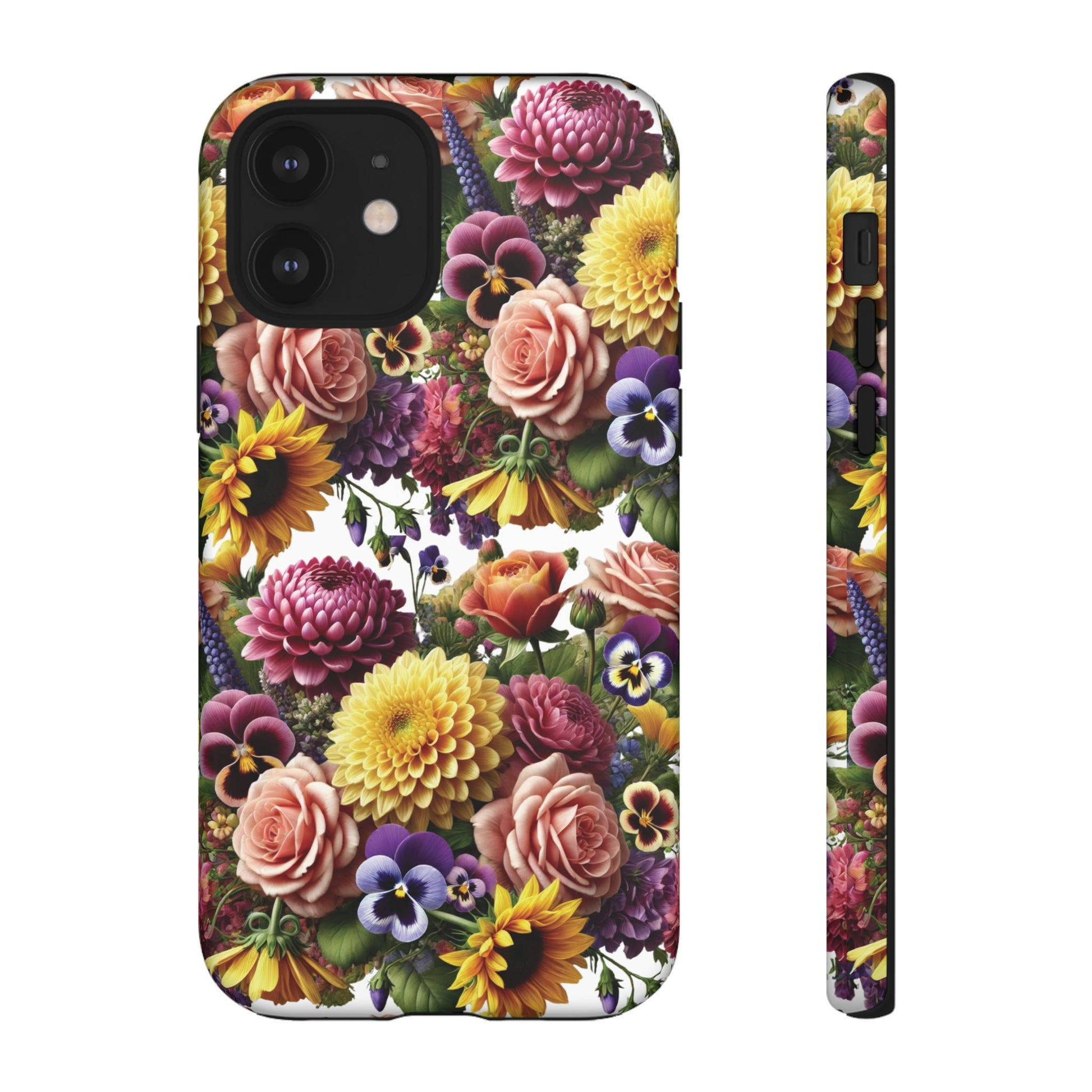 Floral Fall Phone Case for iPhone 16 15 14 13 12  21 23 Samsung, and Pixel | Stylish Protective Cover Gift for Her Perfect for Floral Lover