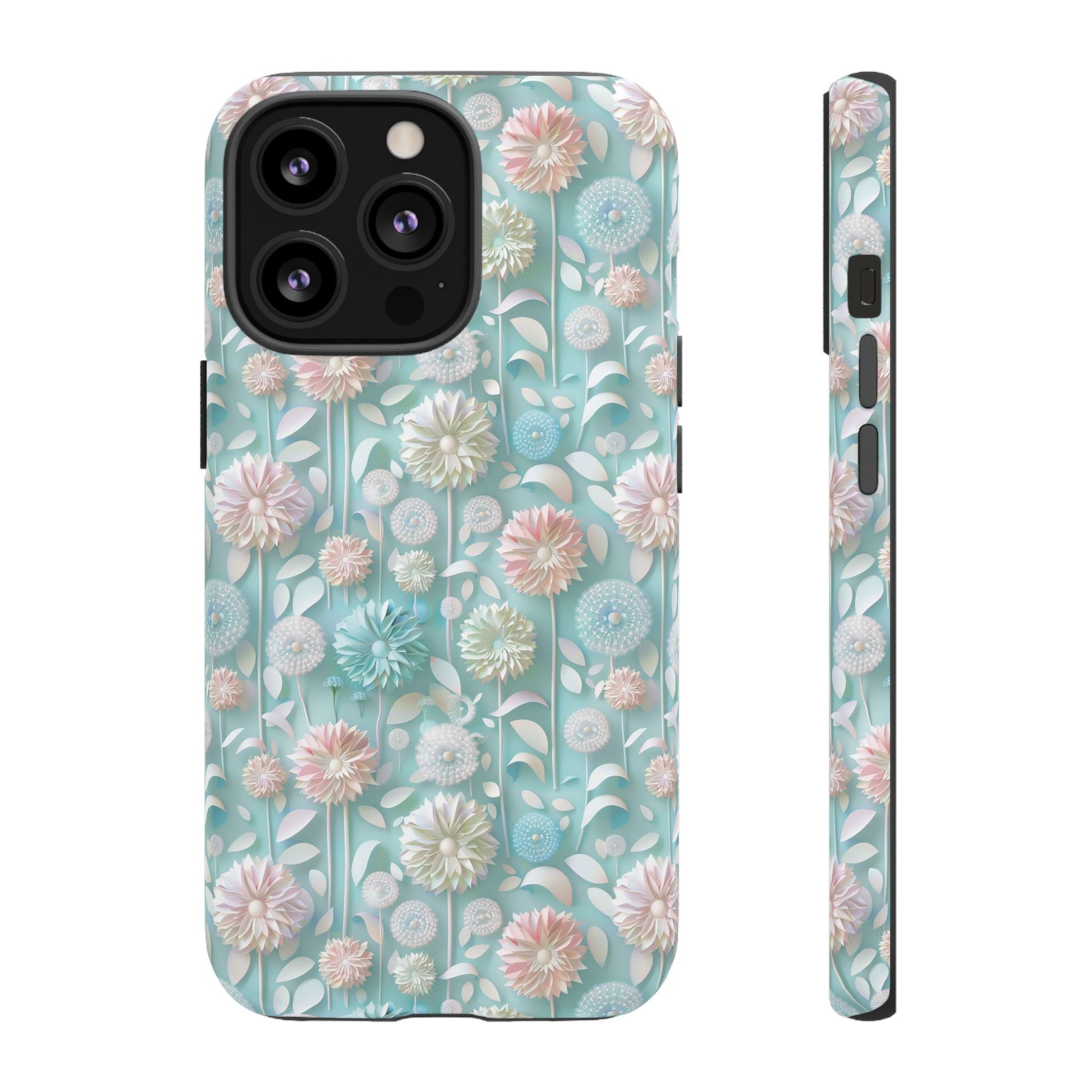 Pastel Floral Phone Case for iPhone & Samsung | Elegant and Slim Design with Shockproof Protection | Durable, Scratch-Resistant, and Lightweight | Stylish Accessory