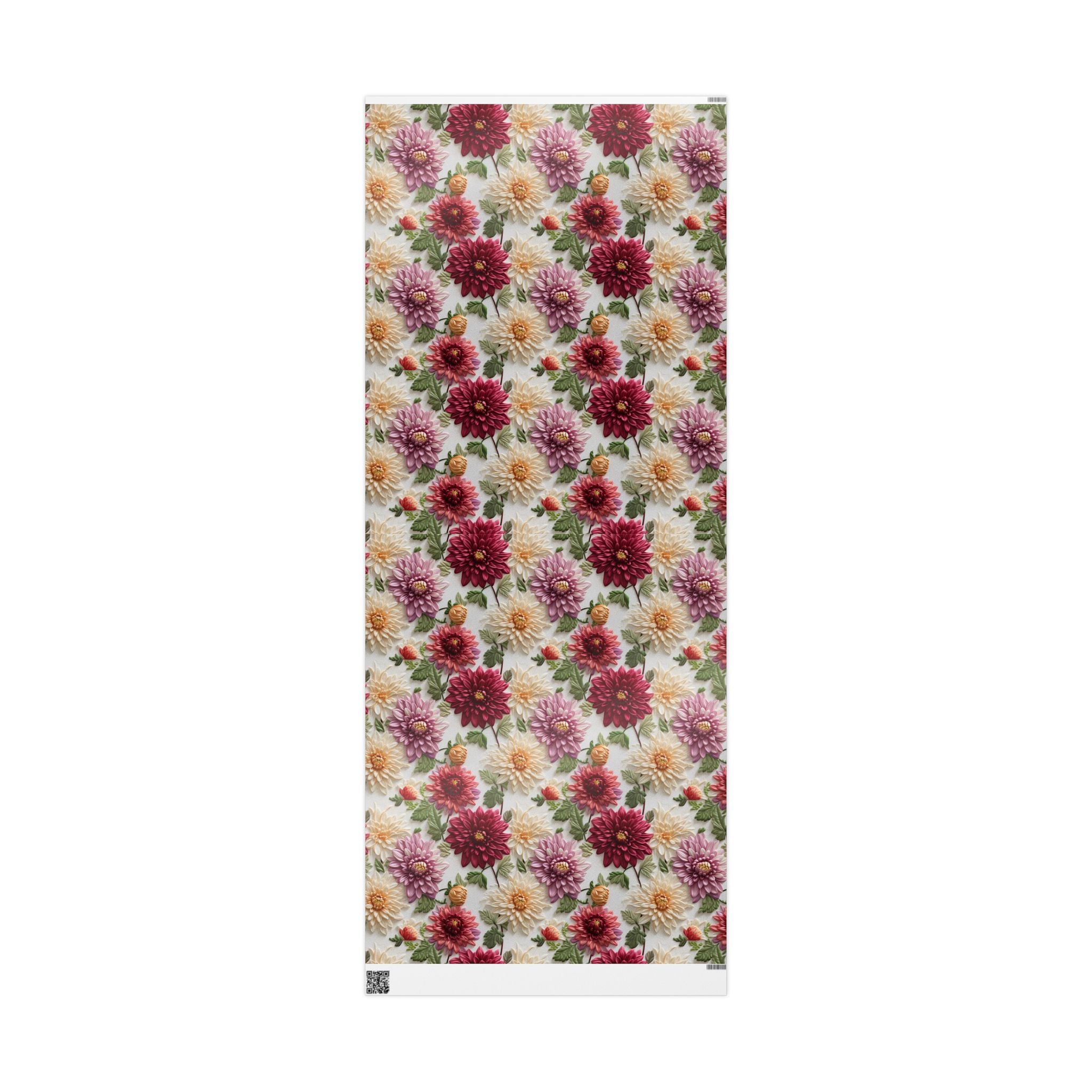 Elegant Fall Floral Wrapping Paper | Autumn-Inspired Gift Wrap with Vibrant Seasonal Blooms | Perfect for Thanksgiving, Birthdays, & Special Occasions | Premium Quality Gifts Moms