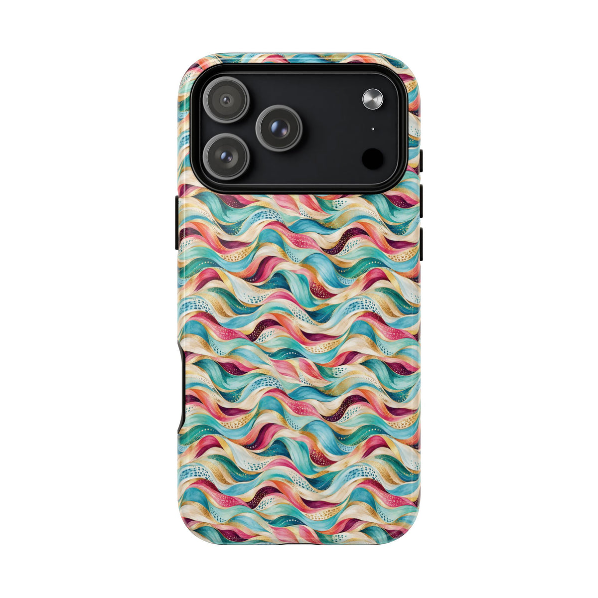 Colorful Wave MagSafe Tough Phone Case