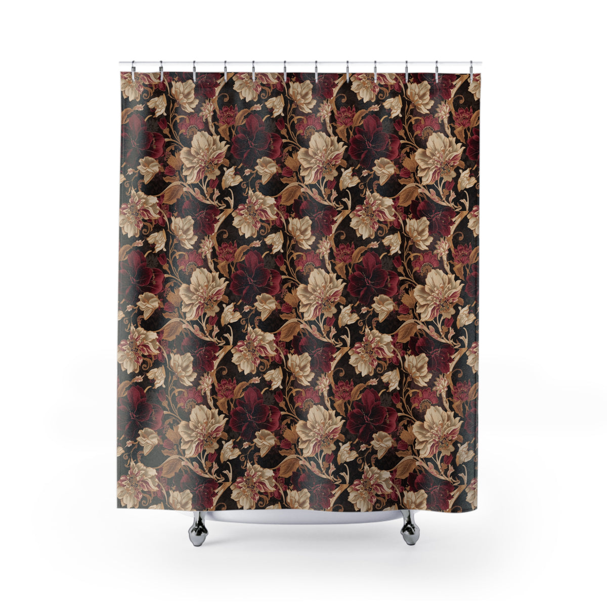 Victorian Floral Shower Curtain
