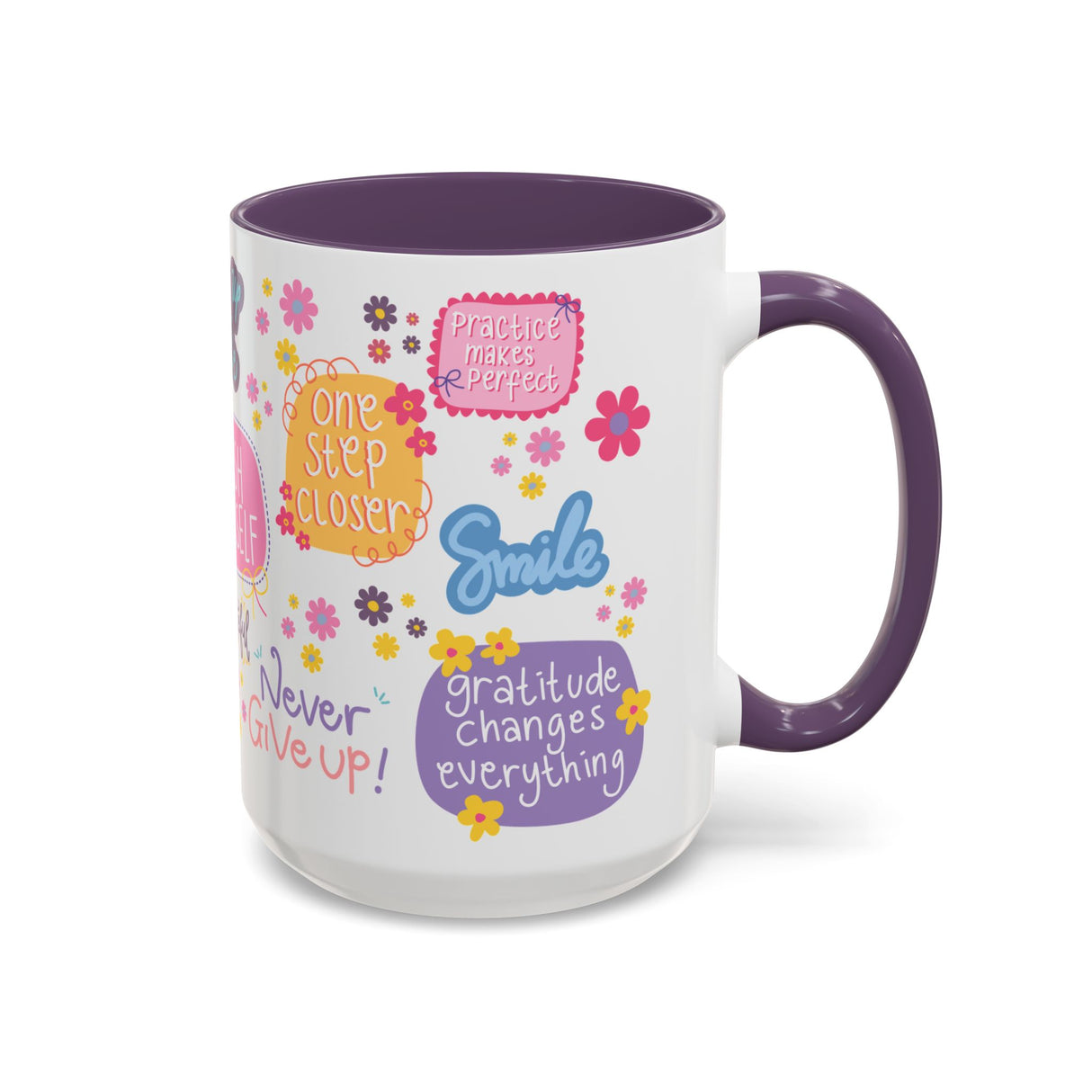 Good Vibes Only Coffee Mug 11 & 15 oz Ceramic Inspirational Cup, Positive Affirmation Gift for Mom, Teacher & Coworker | Morning Motivation Mother's Day, or Cozy Spring Mornings