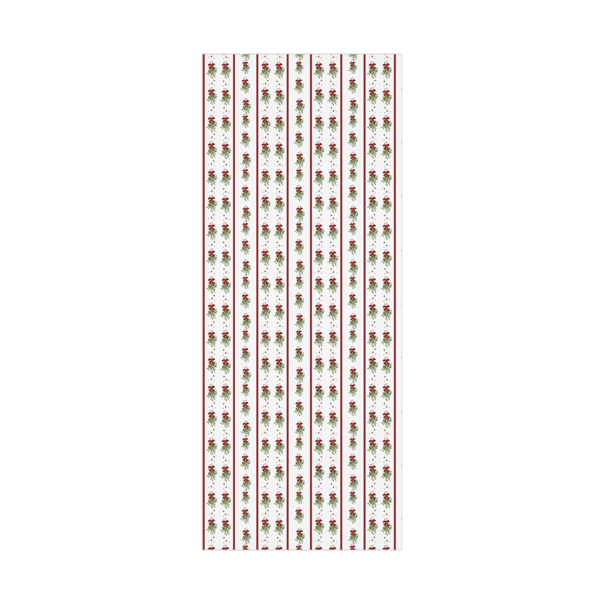 Mistletoe Christmas Wrapping Paper | Elegant 3D Holiday Gift Wrap | Christmas Wrapping paper