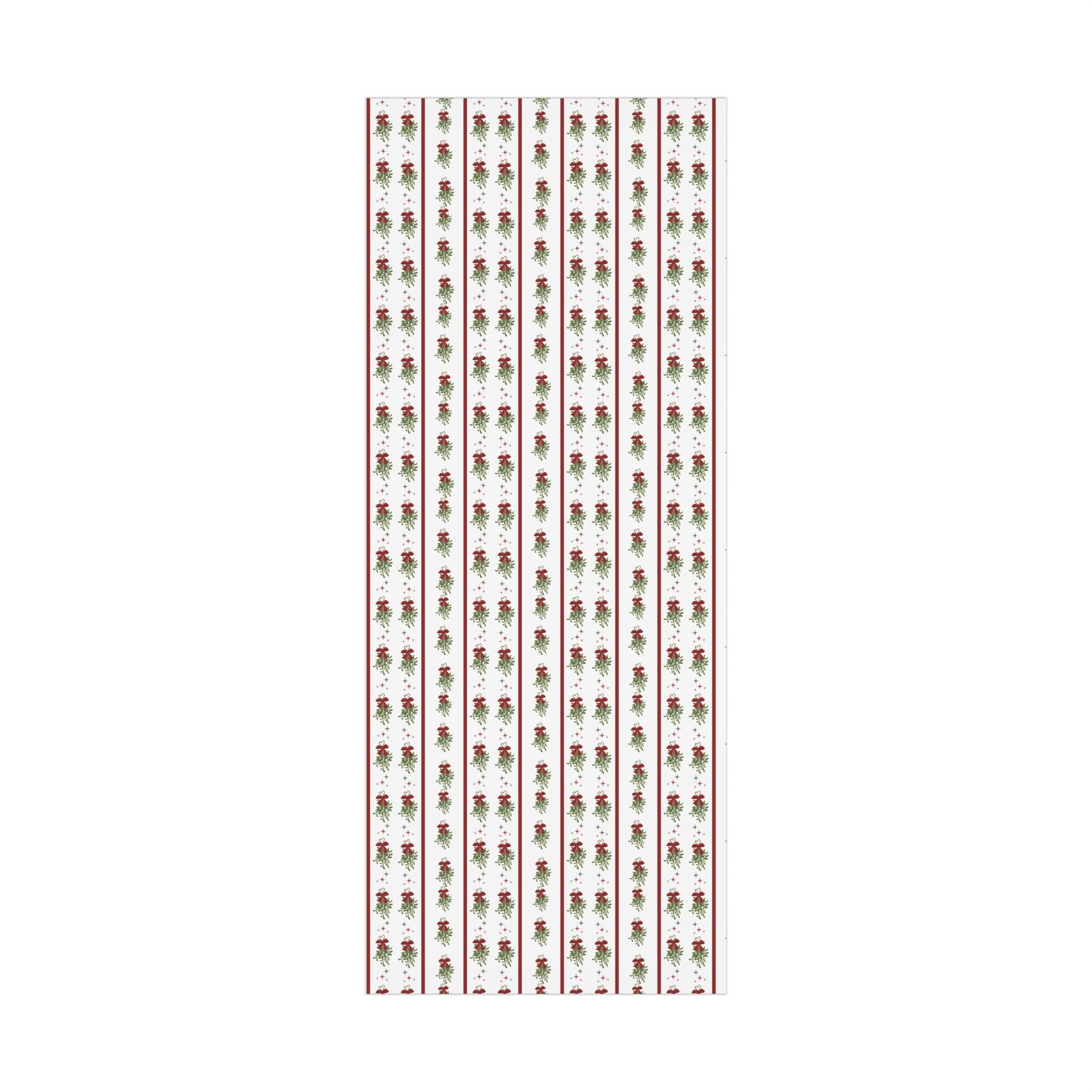 Mistletoe Christmas Wrapping Paper | Elegant 3D Holiday Gift Wrap | Christmas Wrapping paper