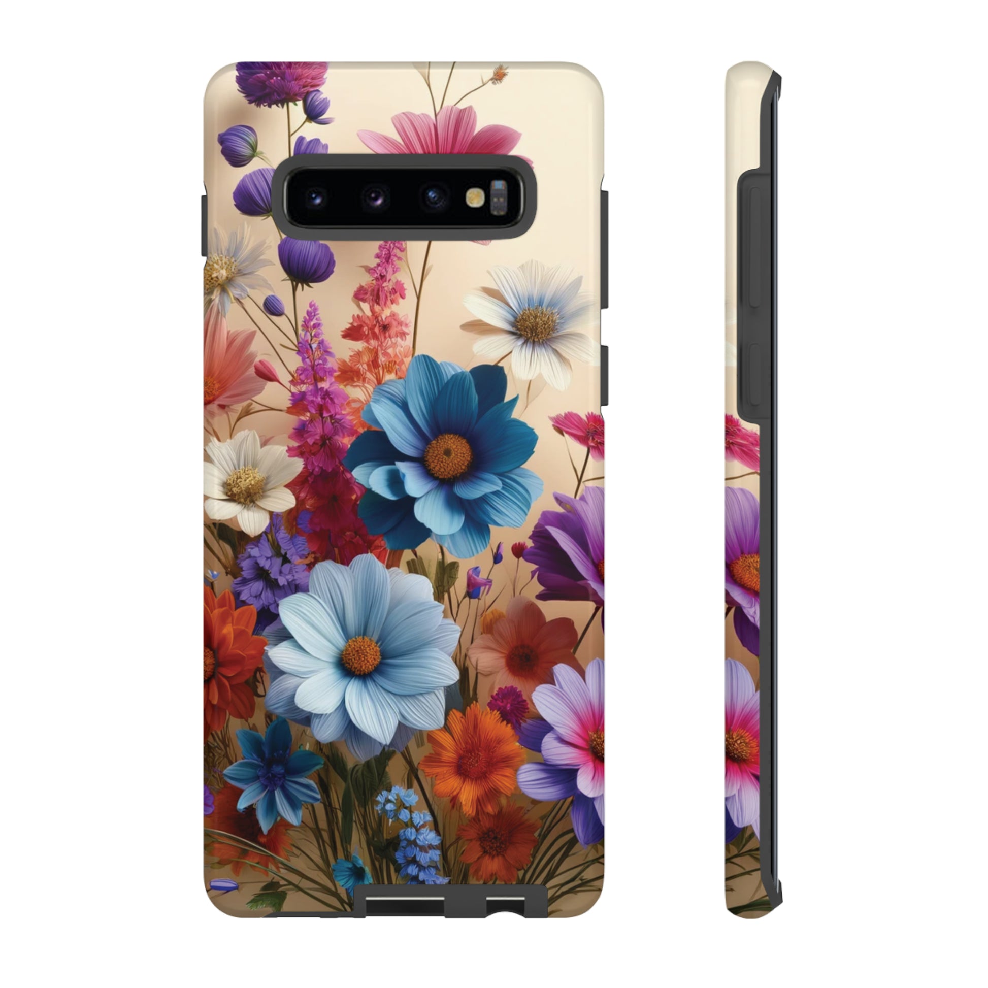 Best Phone Case Floral 3D Illusion Luxury Tough Case Floral Elegant Durable Stylish for Modern Devices iPhone 15, Samsung iPhone Samsung Accessory Gift for Her.