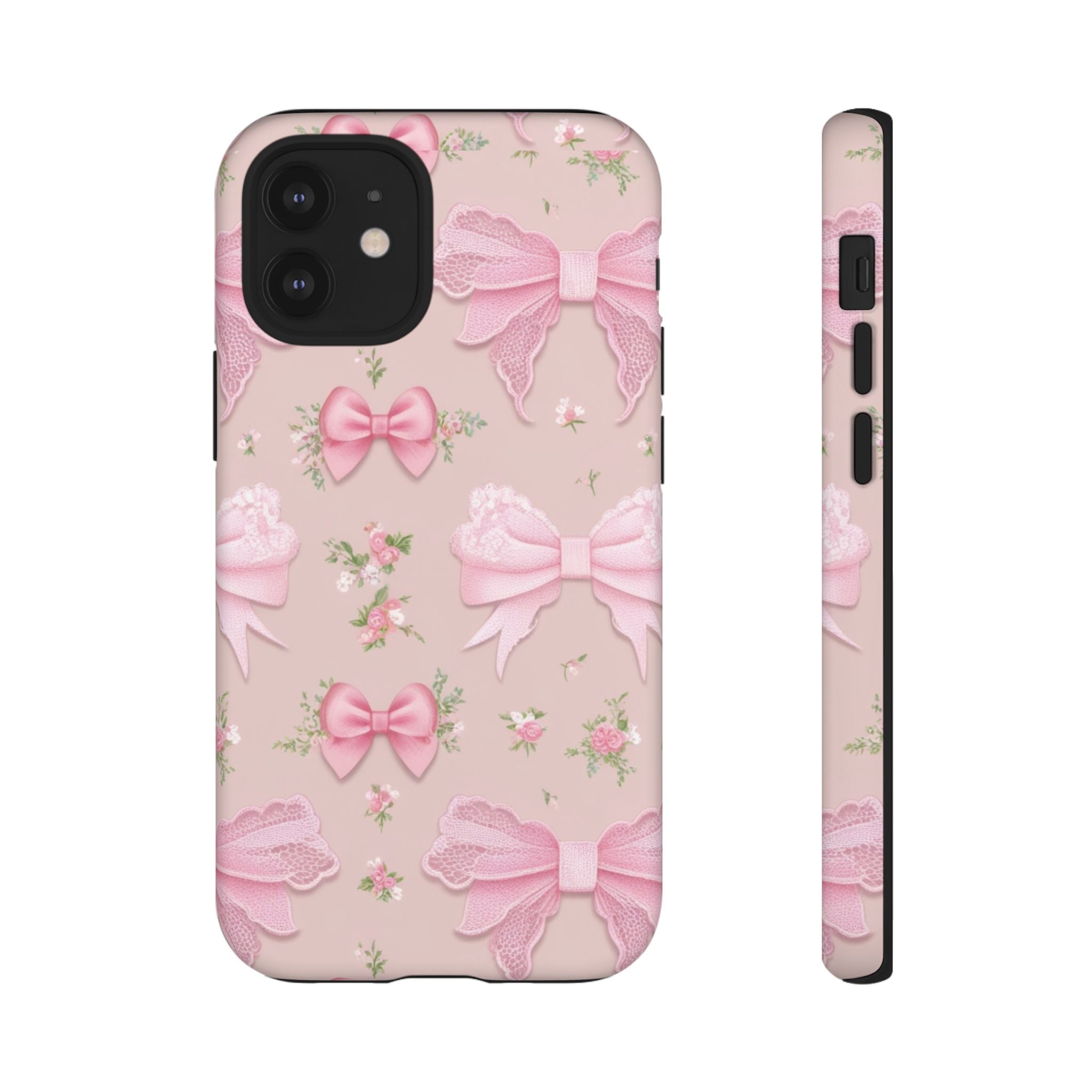 Luxury Pink Bow Phone Case – Cute & Protective Cover for iPhone & Samsung Gift for Her