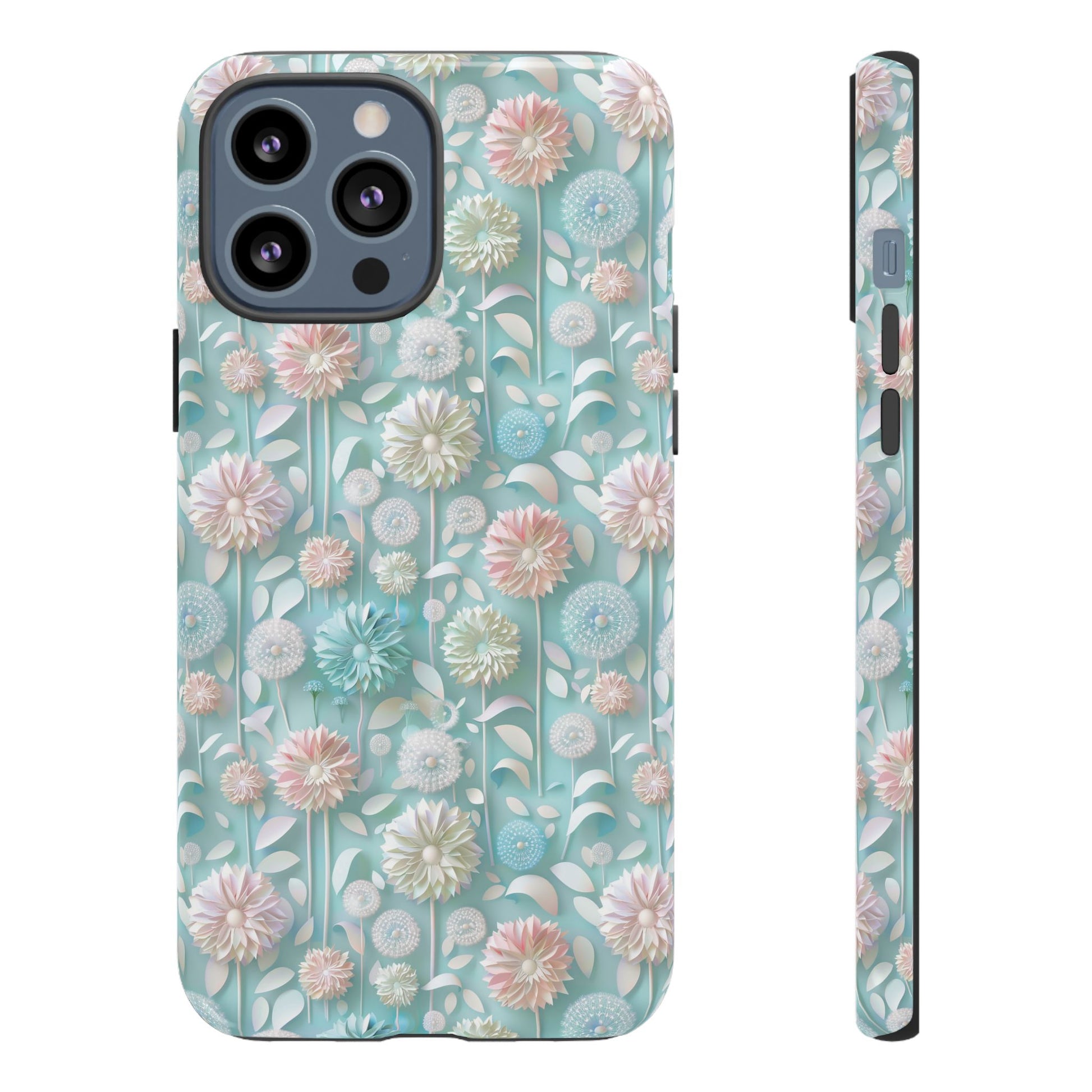 Pastel Floral Phone Case for iPhone & Samsung | Elegant and Slim Design with Shockproof Protection | Durable, Scratch-Resistant, and Lightweight | Stylish Accessory