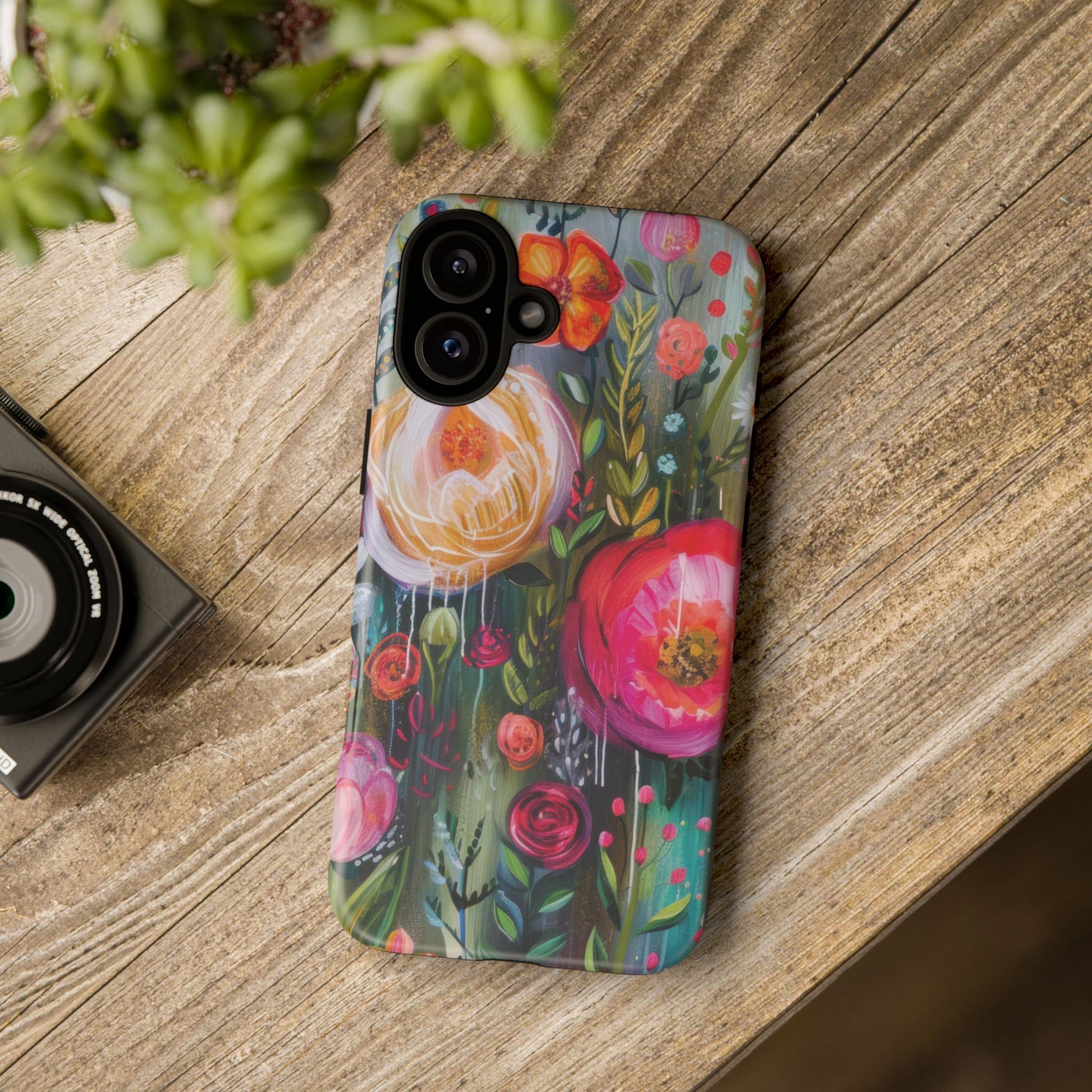Watercolor Boho Floral Phone Case for iPhone 17 case Samsung, and Pixel | Stylish Protective Cover Gift for Her Perfect for Floral Lover