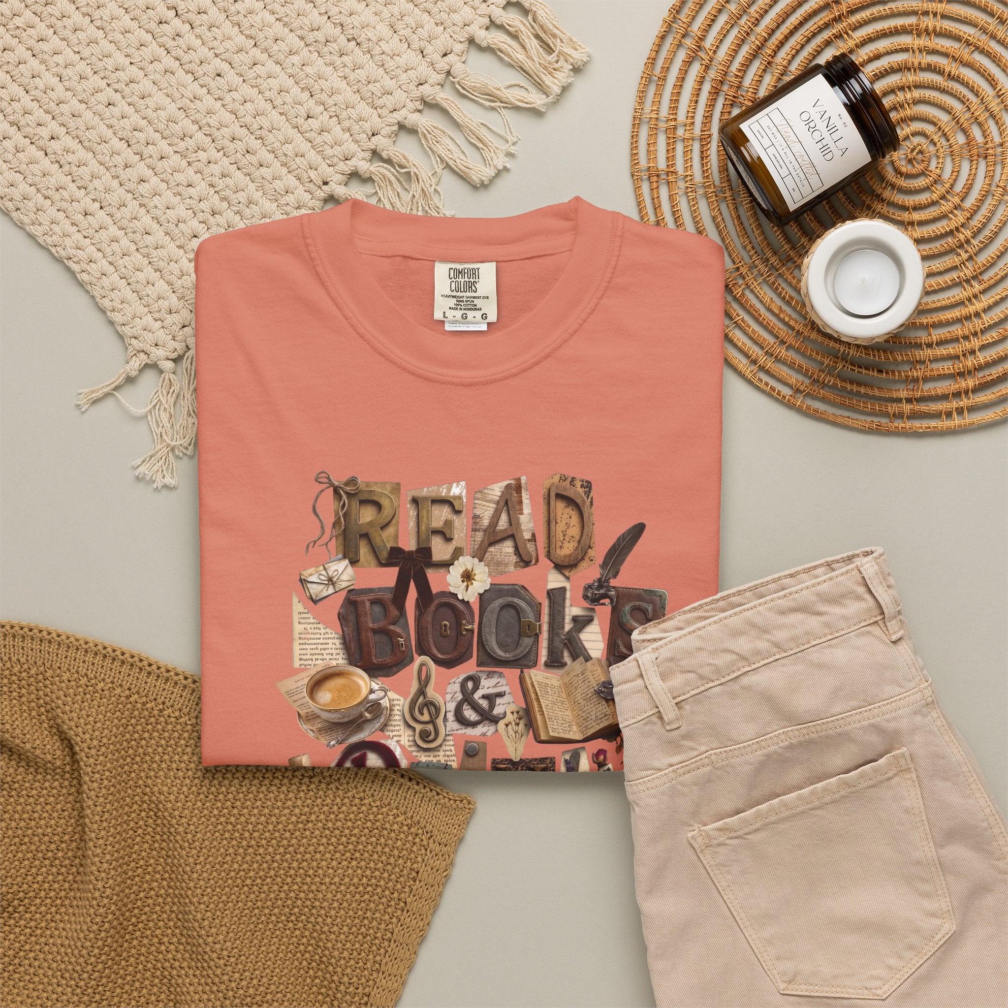 Read Books Drink Coffee T-Shirt | Book Lover Shirt | Coffee Lover Gift | Reader Tee | Bibliophile Shirt | Cozy Reading Aesthetic