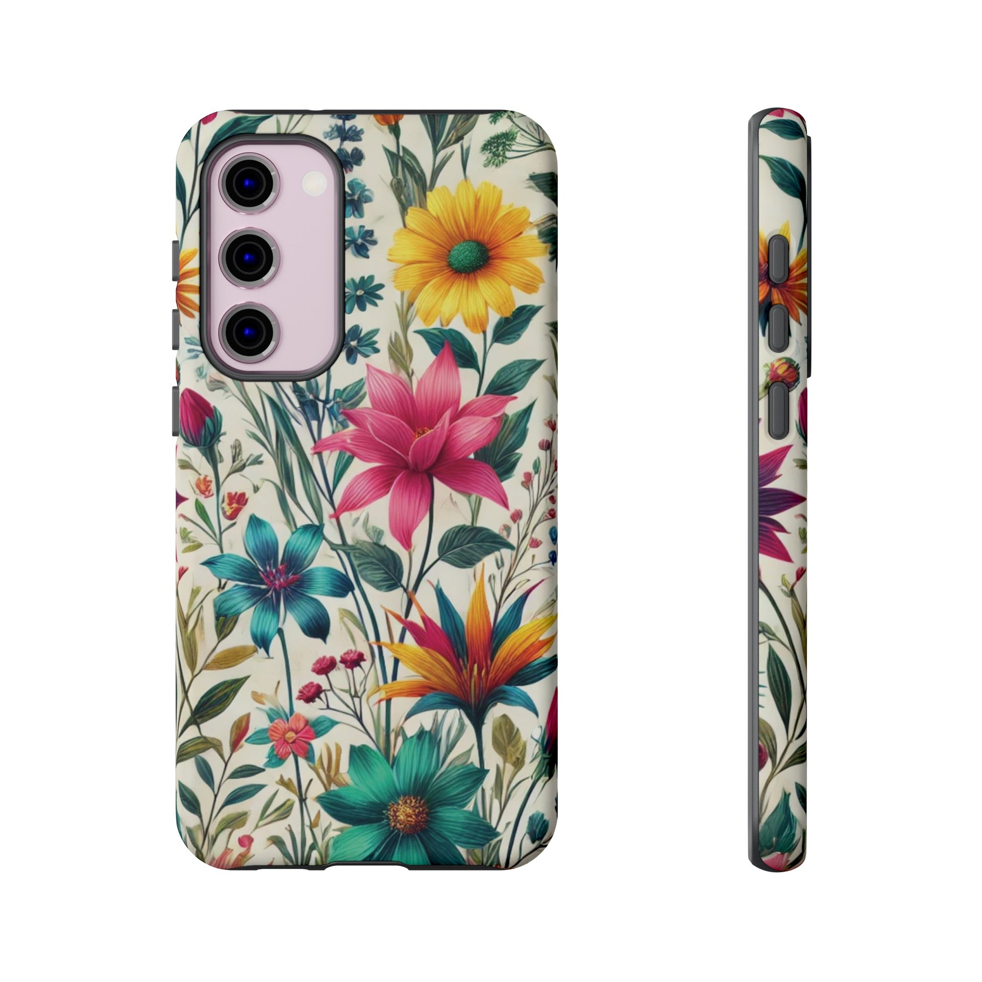 Wildflowers Boho Chic Design Phone Case - Stylish, Protective Cover for All Models Gift for Mom Accessory Gift for Her
