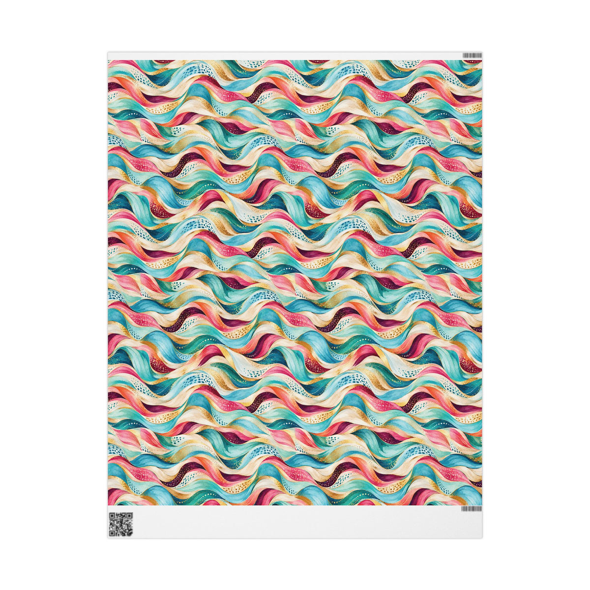 Colorful Abstract Wave Wrapping Paper