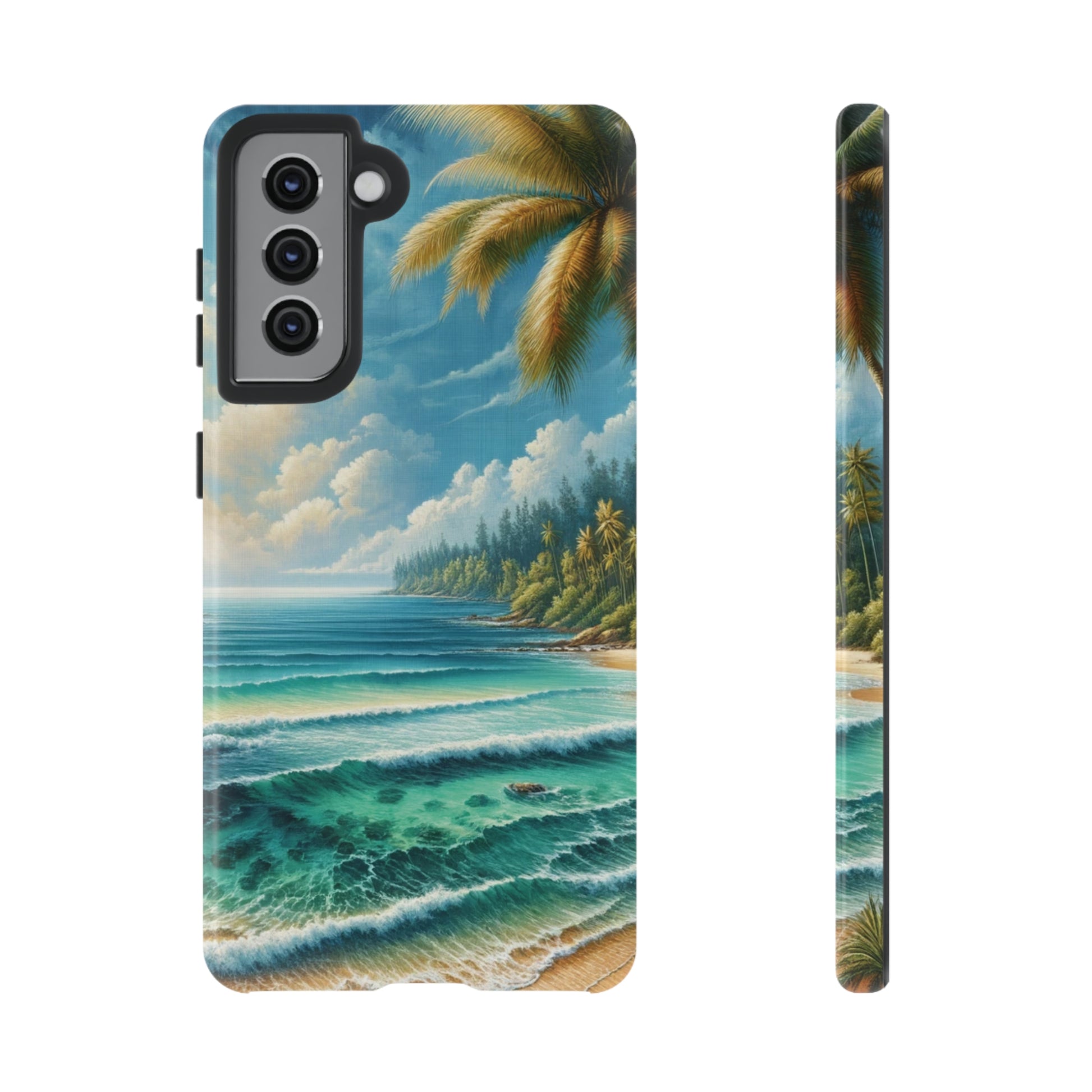 Coastal Serenity Ocean Beach View Protective Phone Case Gift for Her Phone 15, Samsung iPhone Samsung Gift for Her Case iPhone 15, Samsung iPhone Samsung Accessory Gift for Her.