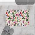 Tapis de bain floral lumineux Wildflowers – Un mélange apaisant de fleurs de lavande relaxantes pour ajouter confort, beauté et sérénité à la pièce la plus intime de votre maison