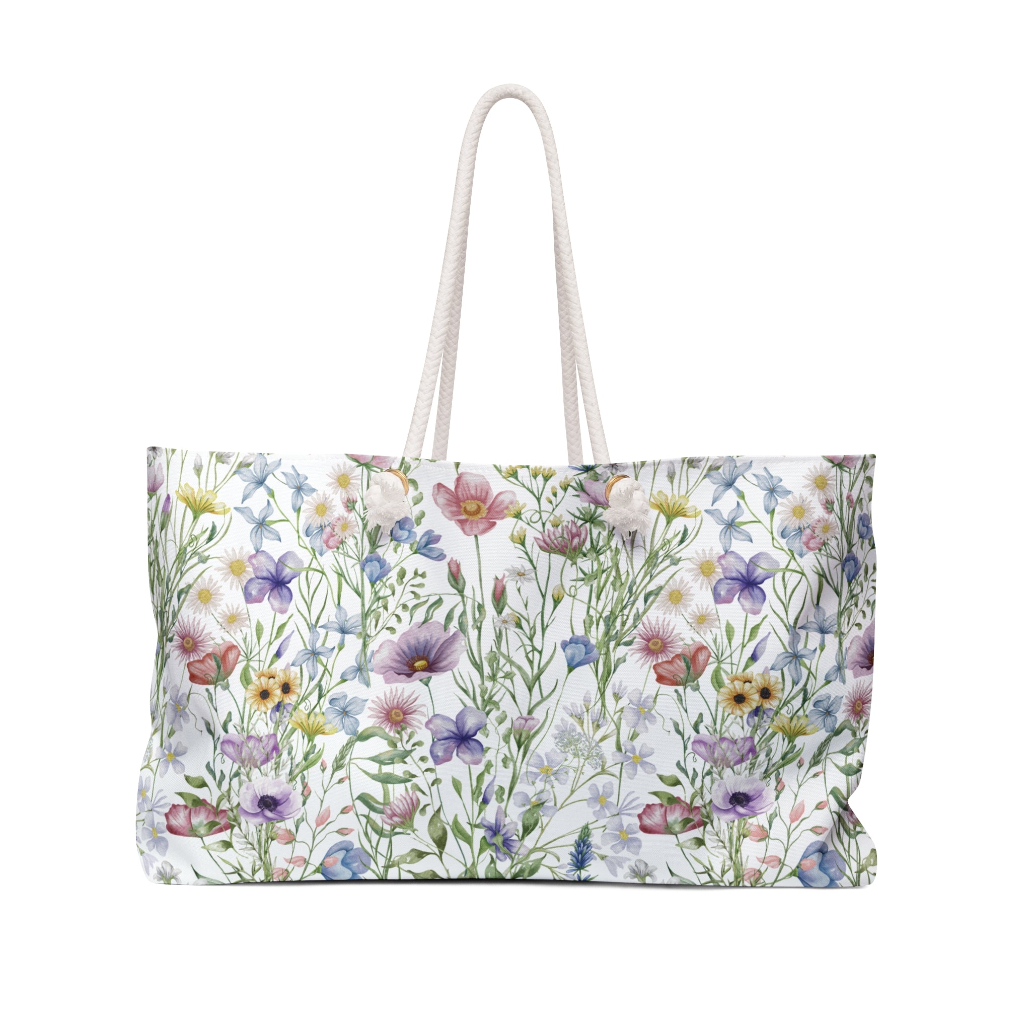 Sac de week-end – Sac de voyage "Idéal pour Maman" Motif Fleurs Sauvages