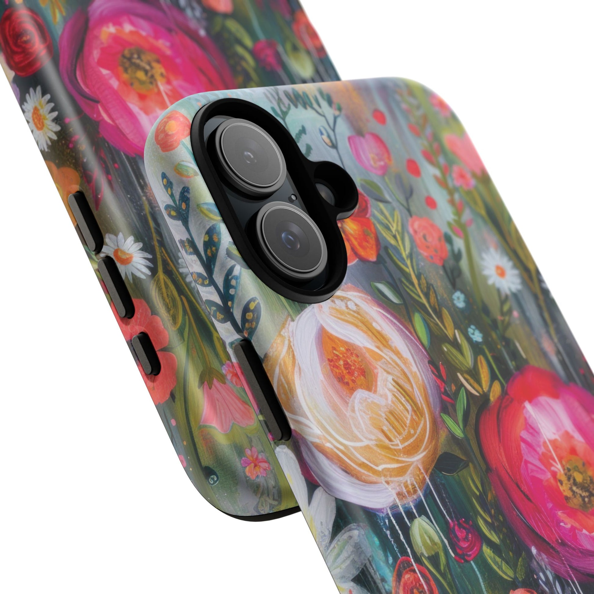 Watercolor Boho Floral Phone Case for iPhone 16 15 14 13 12  21 23 Samsung, and Pixel | Stylish Protective Cover Gift for Her Perfect for Floral Lover